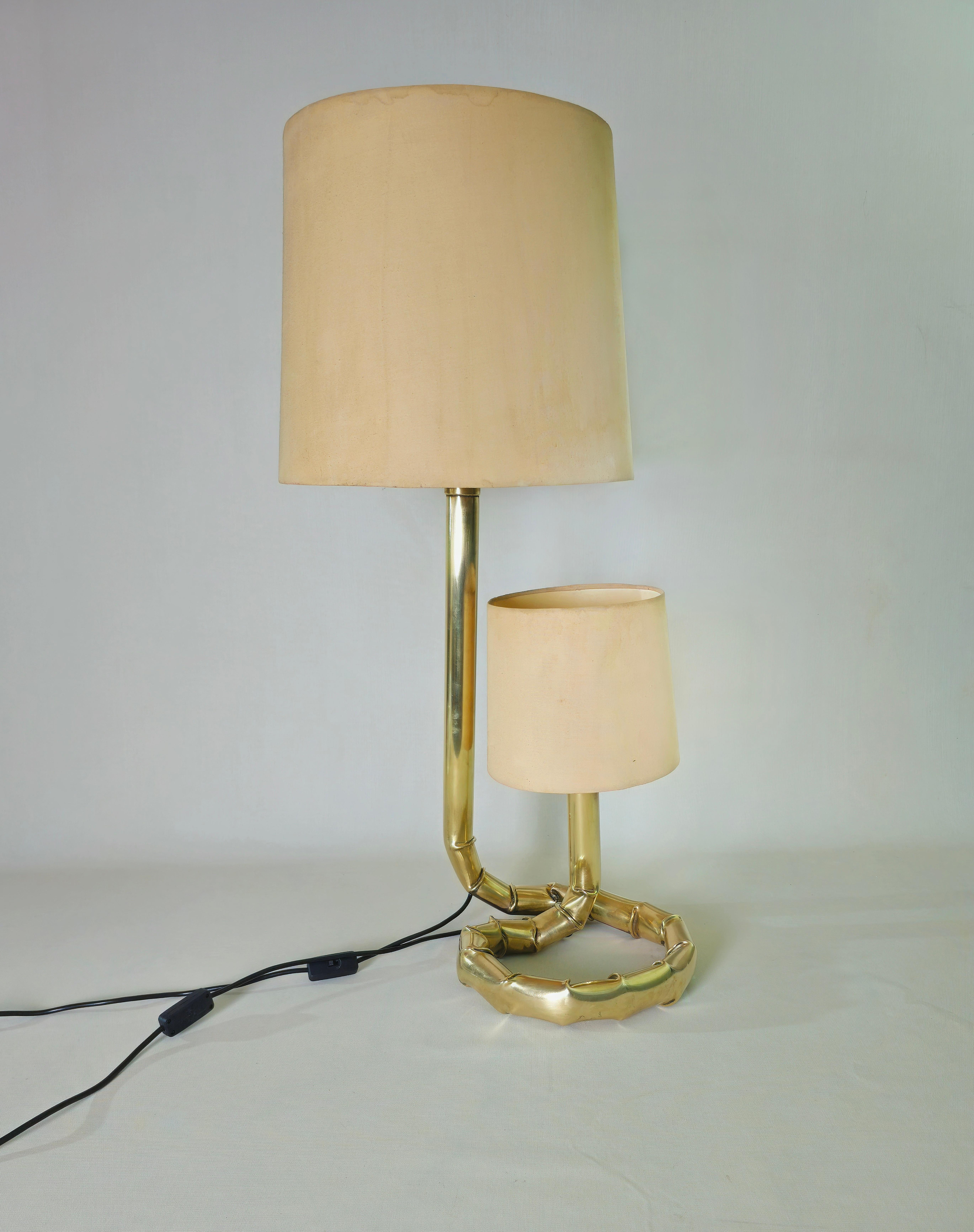 Mid-Century Modern Table Lamp Brass  Lighting Italian Design, 1960s For Sale 11