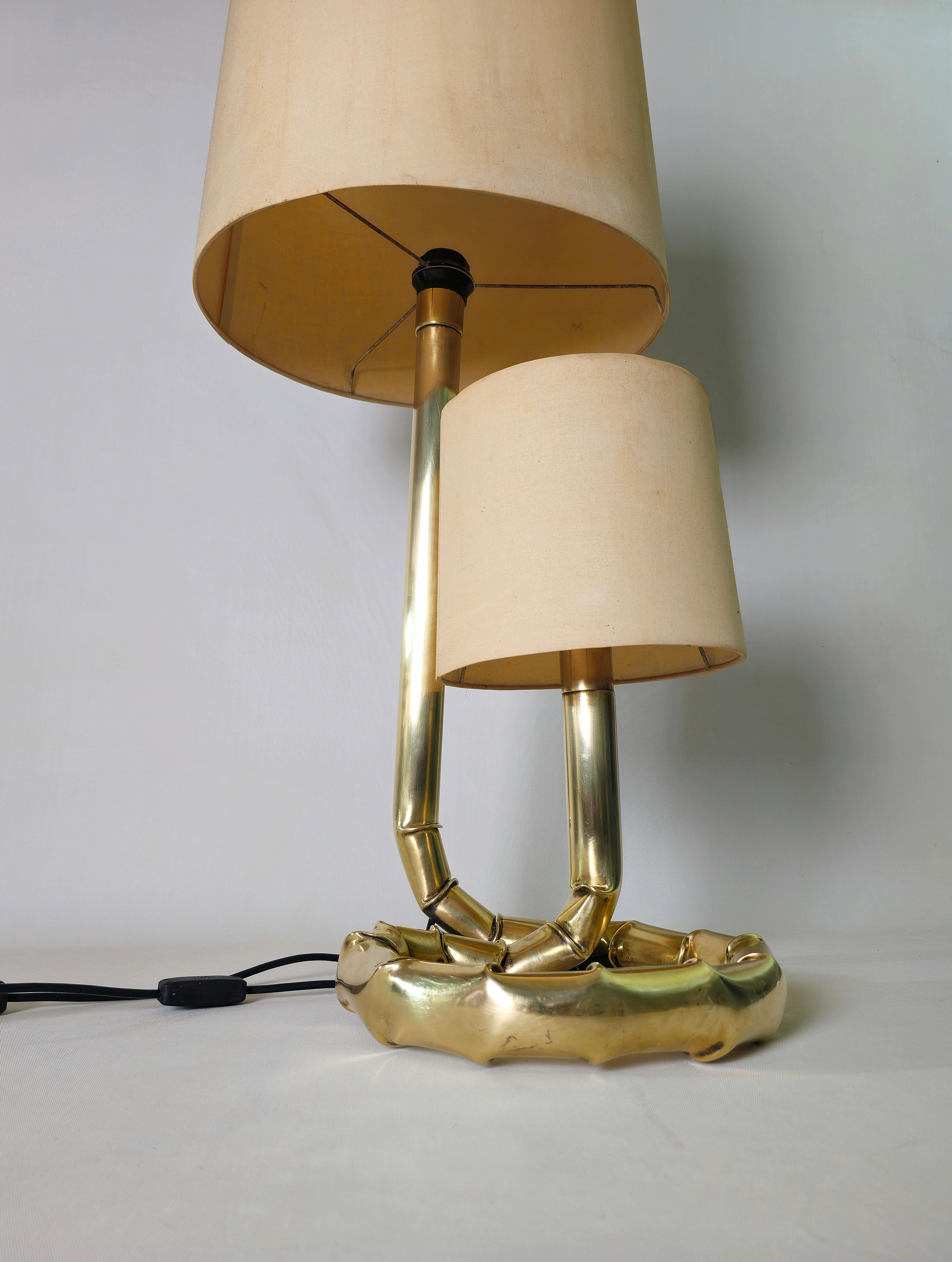 Mid-Century Modern Table Lamp Brass  Lighting Italian Design, 1960s For Sale 1
