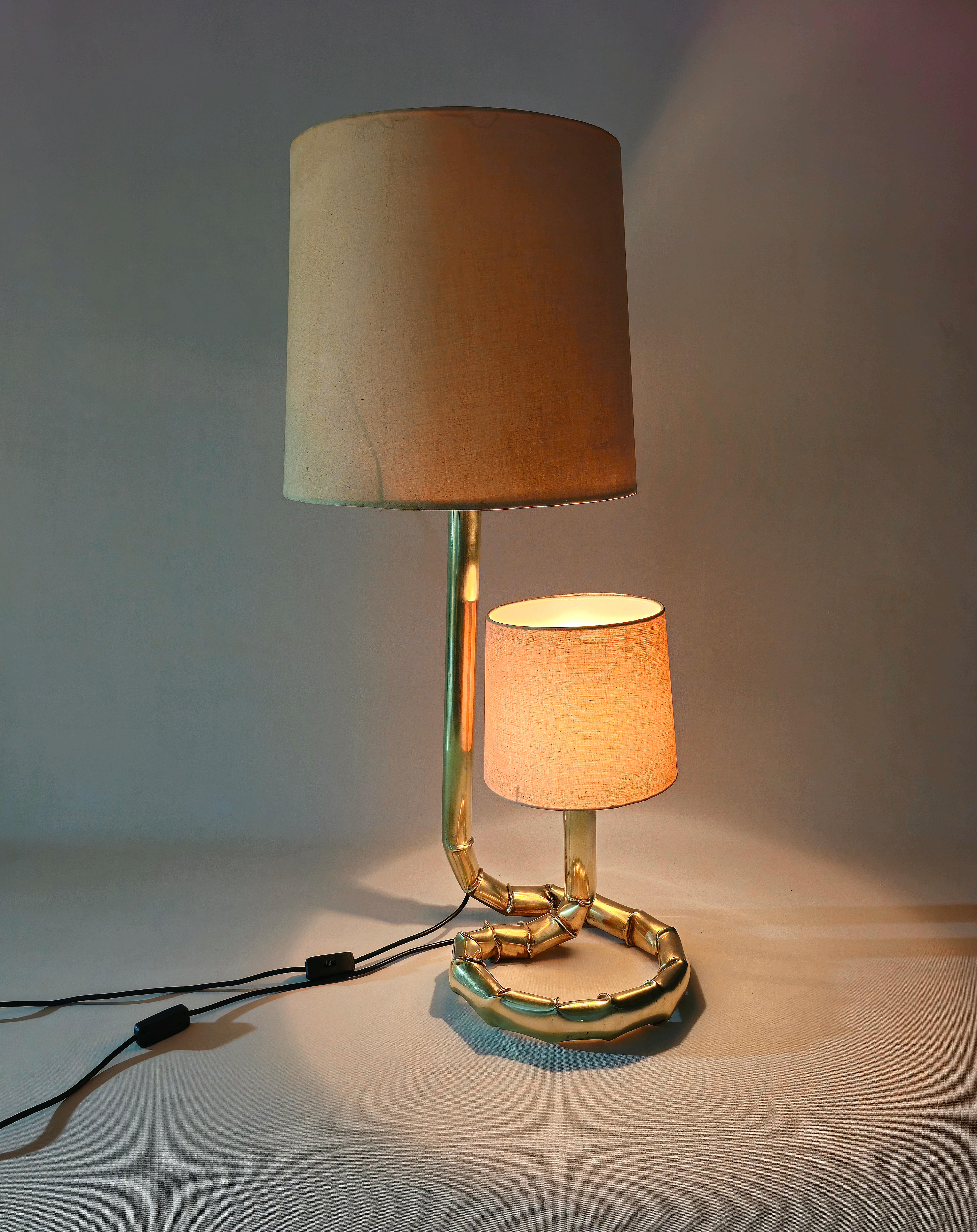 Mid-Century Modern Table Lamp Brass  Lighting Italian Design, 1960s For Sale 4
