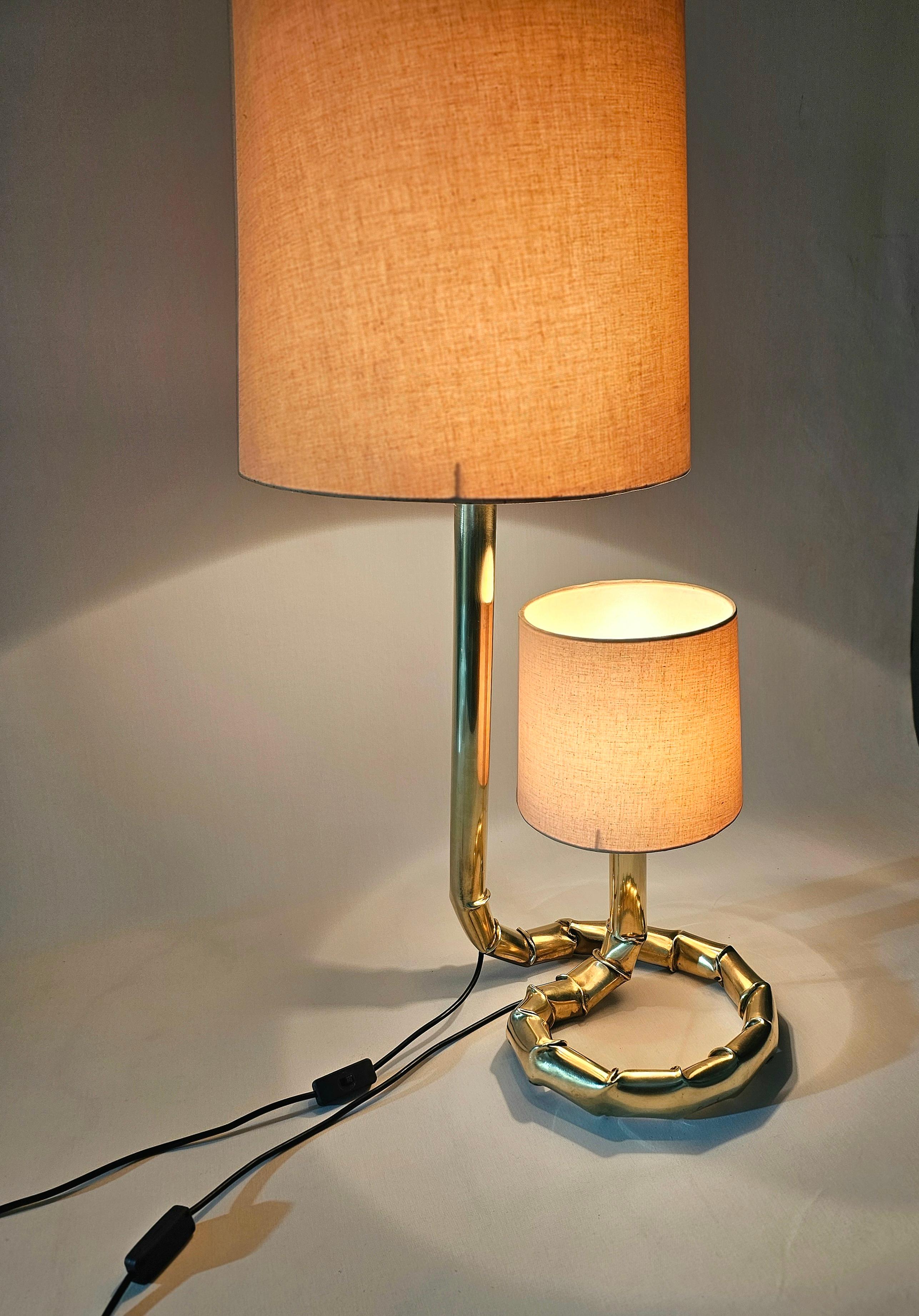 Mid-Century Modern Table Lamp Brass  Lighting Italian Design, 1960s For Sale 5