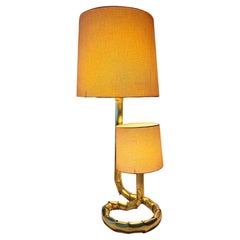 Vintage Mid-Century Modern Table Lamp Brass  Lighting Italian Design, 1960s