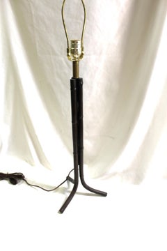Mid Century/Modern Table Lamp Bronze , Bamboo design