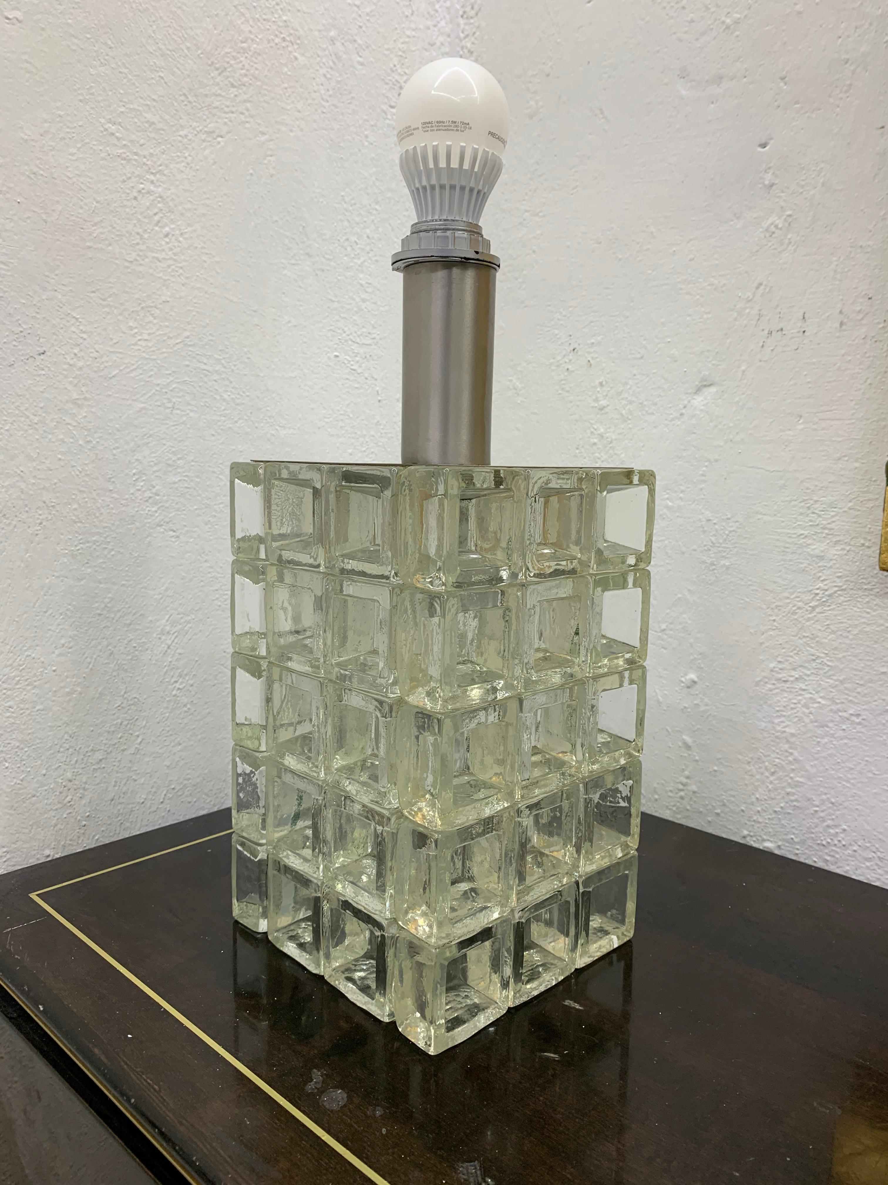 Lampada da tavolo moderna di metà secolo di Albano Poli, Poliarte, Murano, Italia circa 1960 in vendita 6