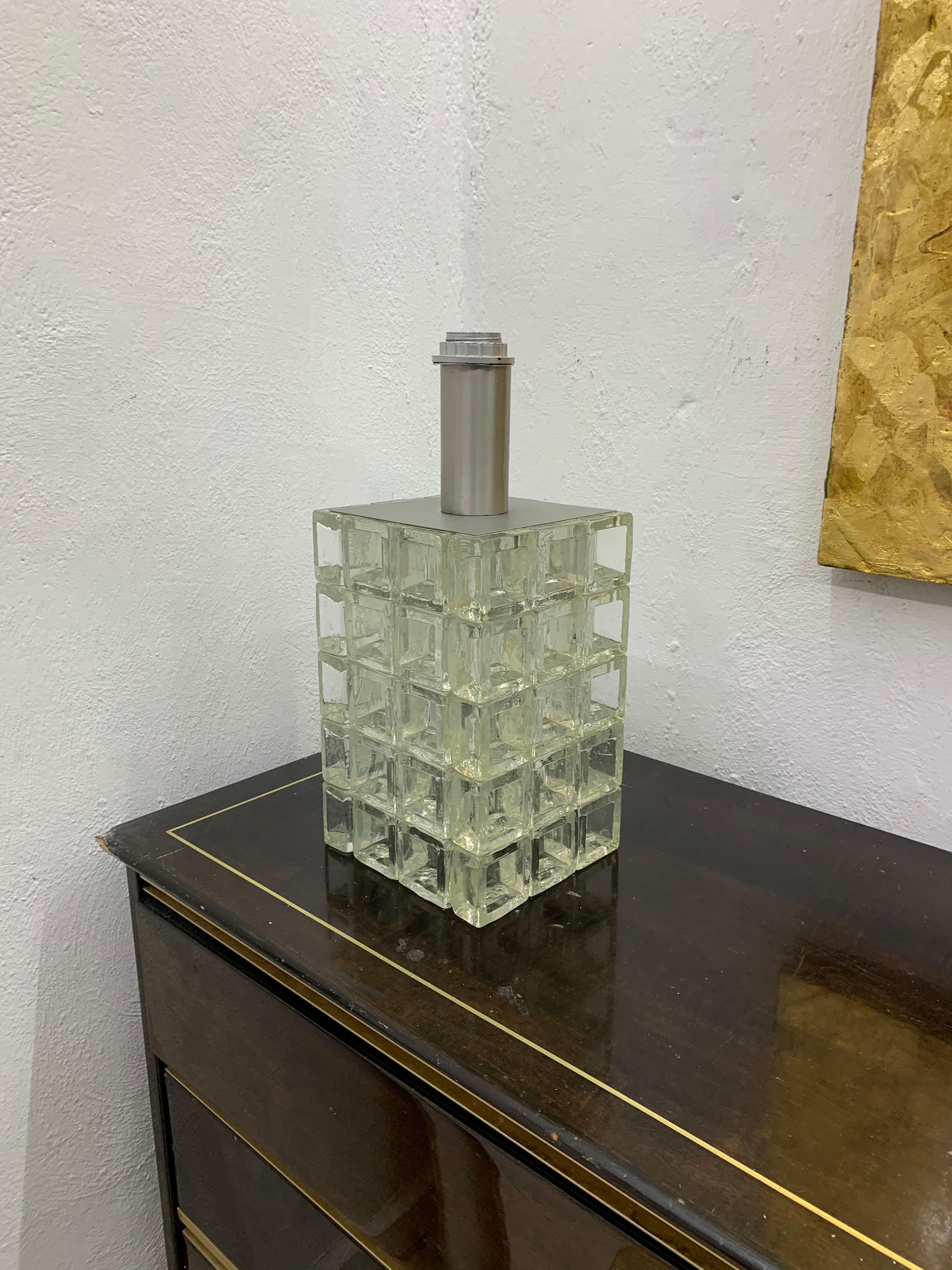 Lampada da tavolo moderna di metà secolo di Albano Poli, Poliarte, Murano, Italia circa 1960 in vendita 7