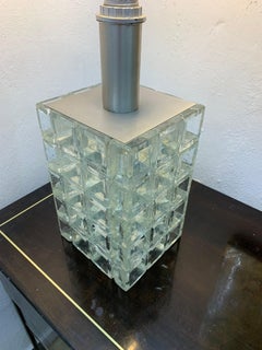 Mid-Century Modern Table Lamp by Albano Poli, Poliarte, Murano, Italy circa 1960