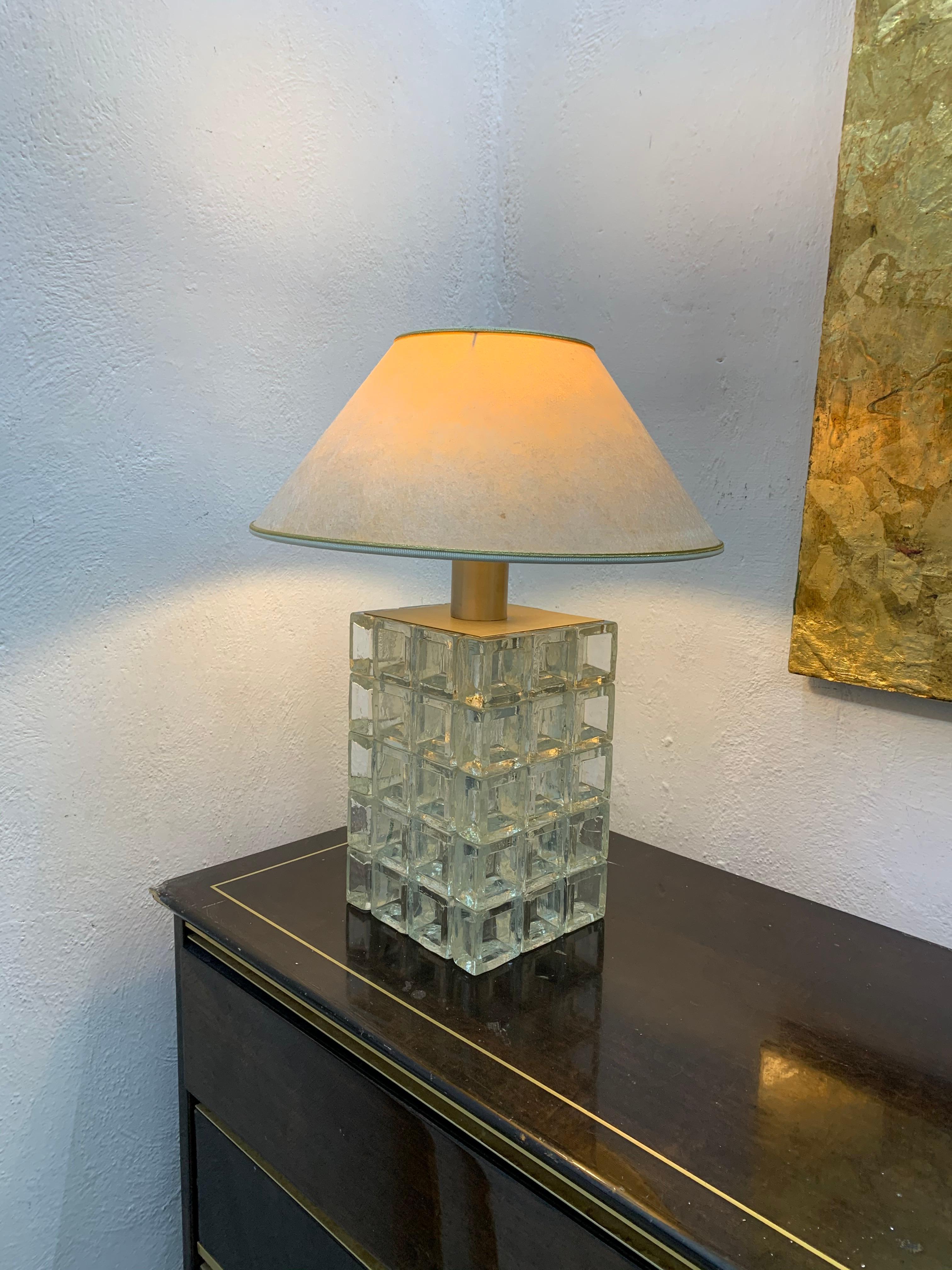 Italian Mid-Century Modern Table Lamp by Albano Poli, Poliarte, Murano, Italy circa 1960 For Sale