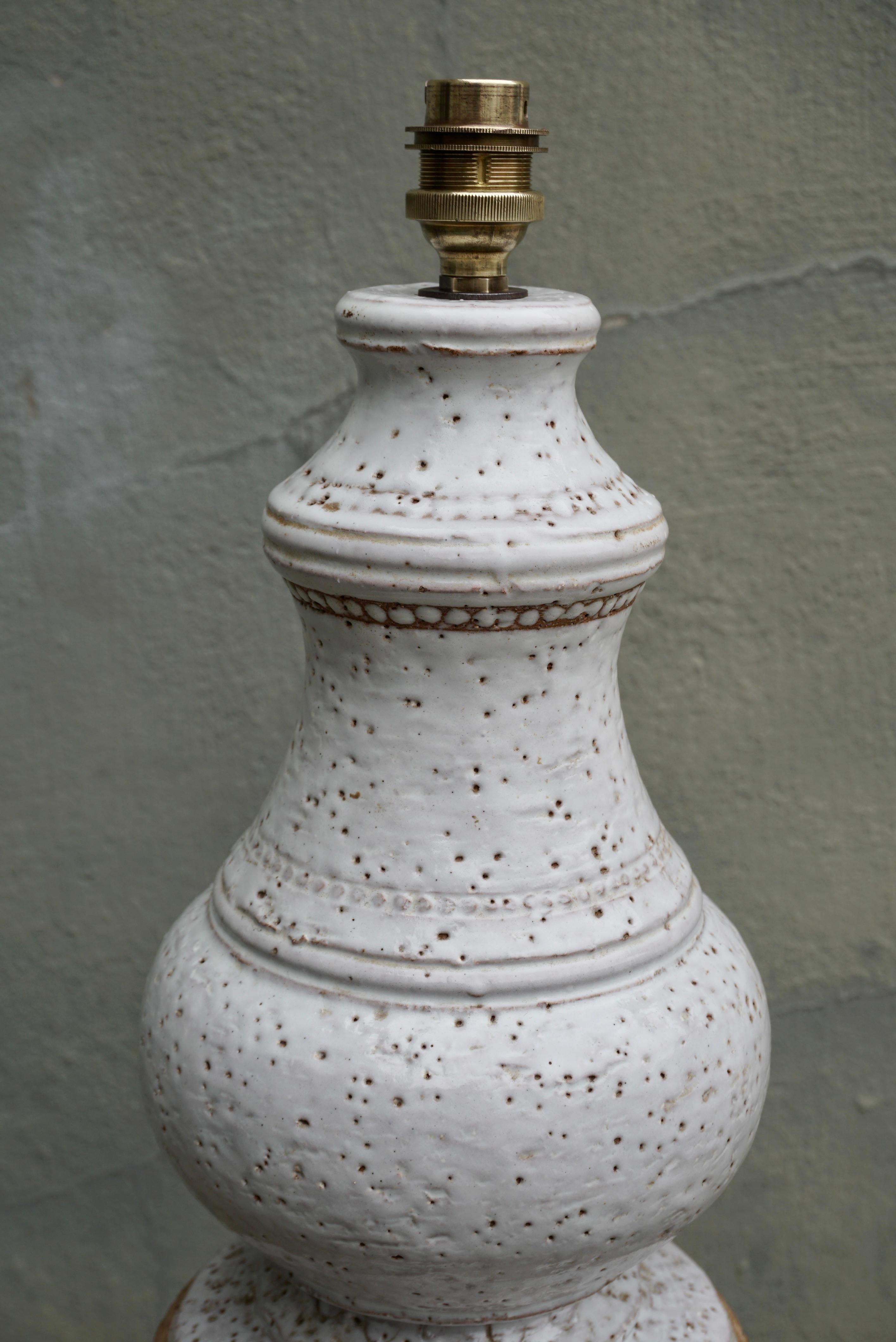 Mid Century Modern Table Lamp by Aldo Londi for Bitossi, Italy For Sale 1