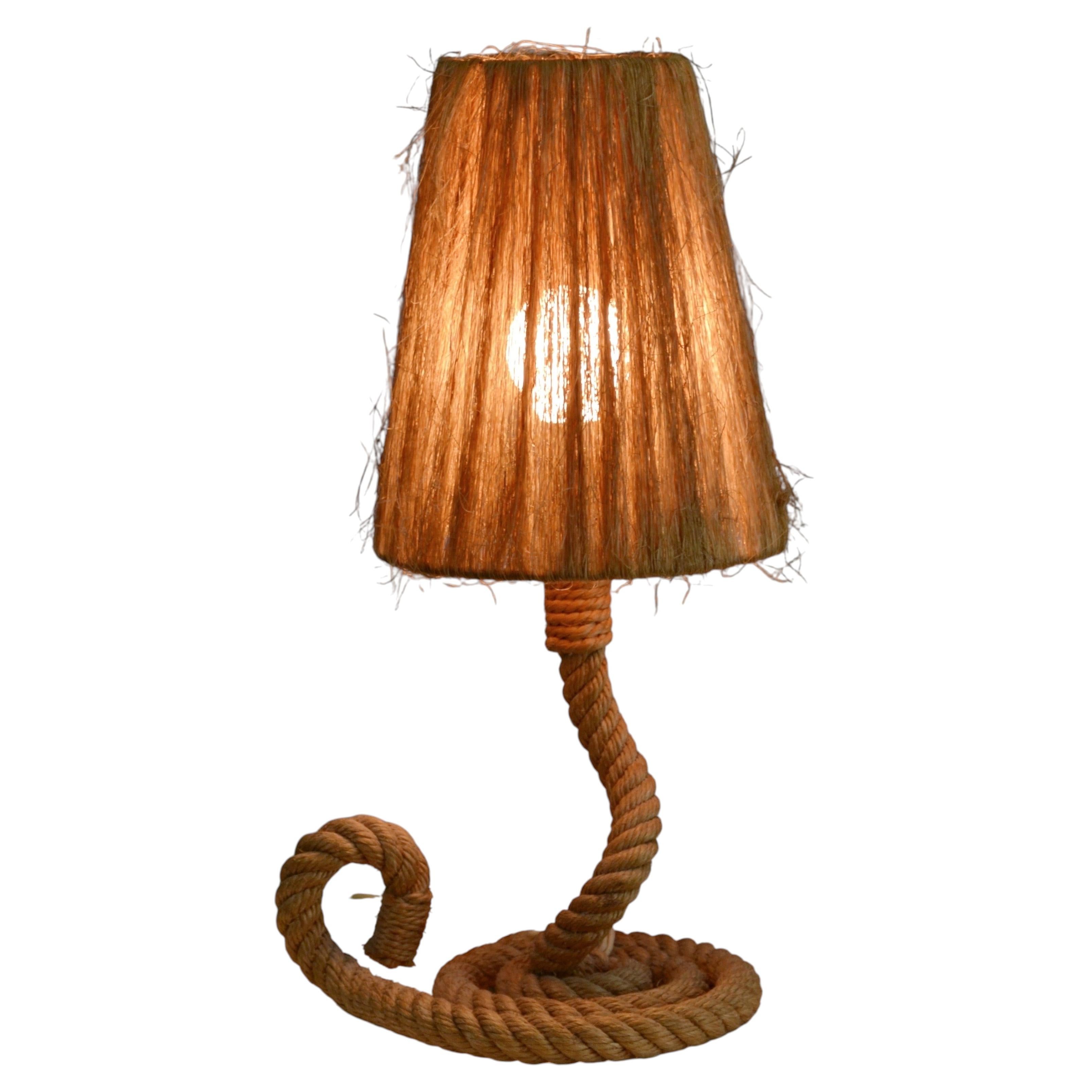 Mid-Century Modern Table Lamp by Audoux & Minet, France, Circa 1950 For Sale