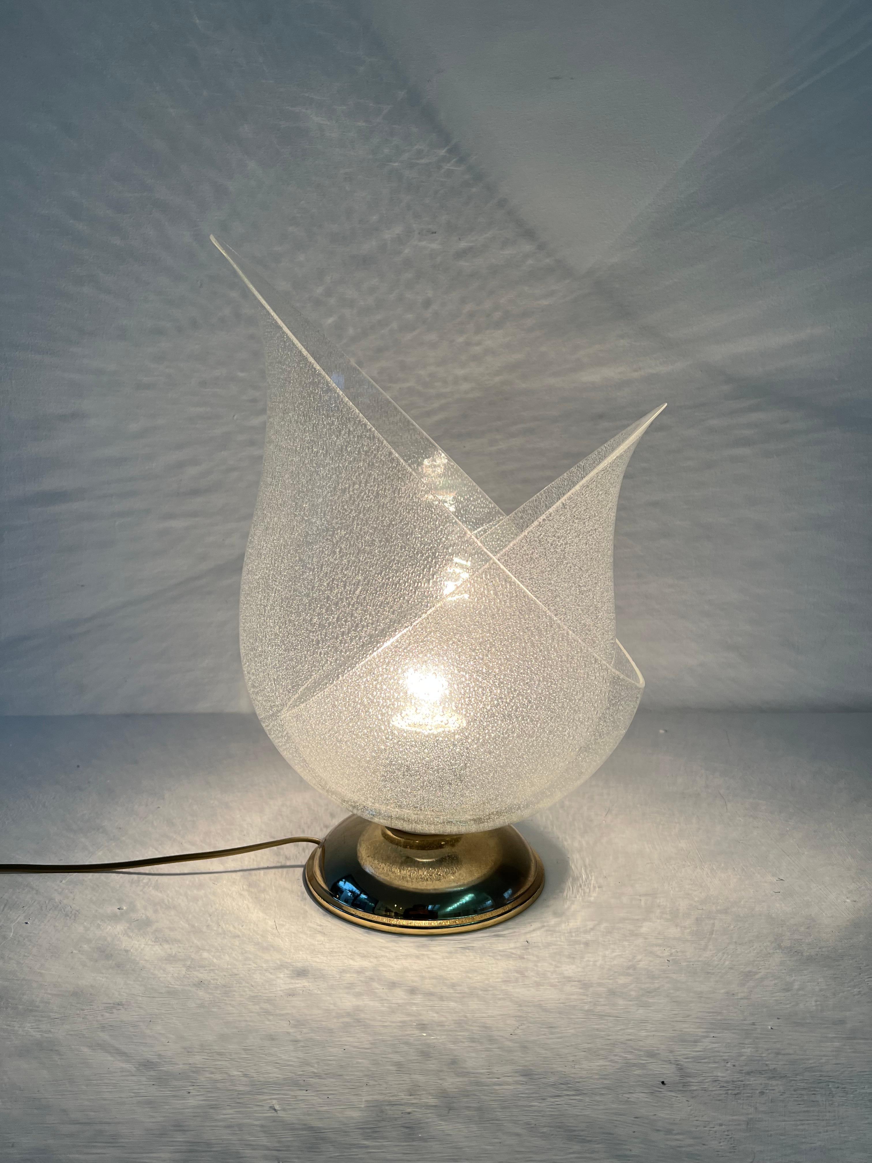 Mid-Century Modern Table Lamp by Carlo Nason for Mazzega in Murano Glass ca 1968 For Sale 6