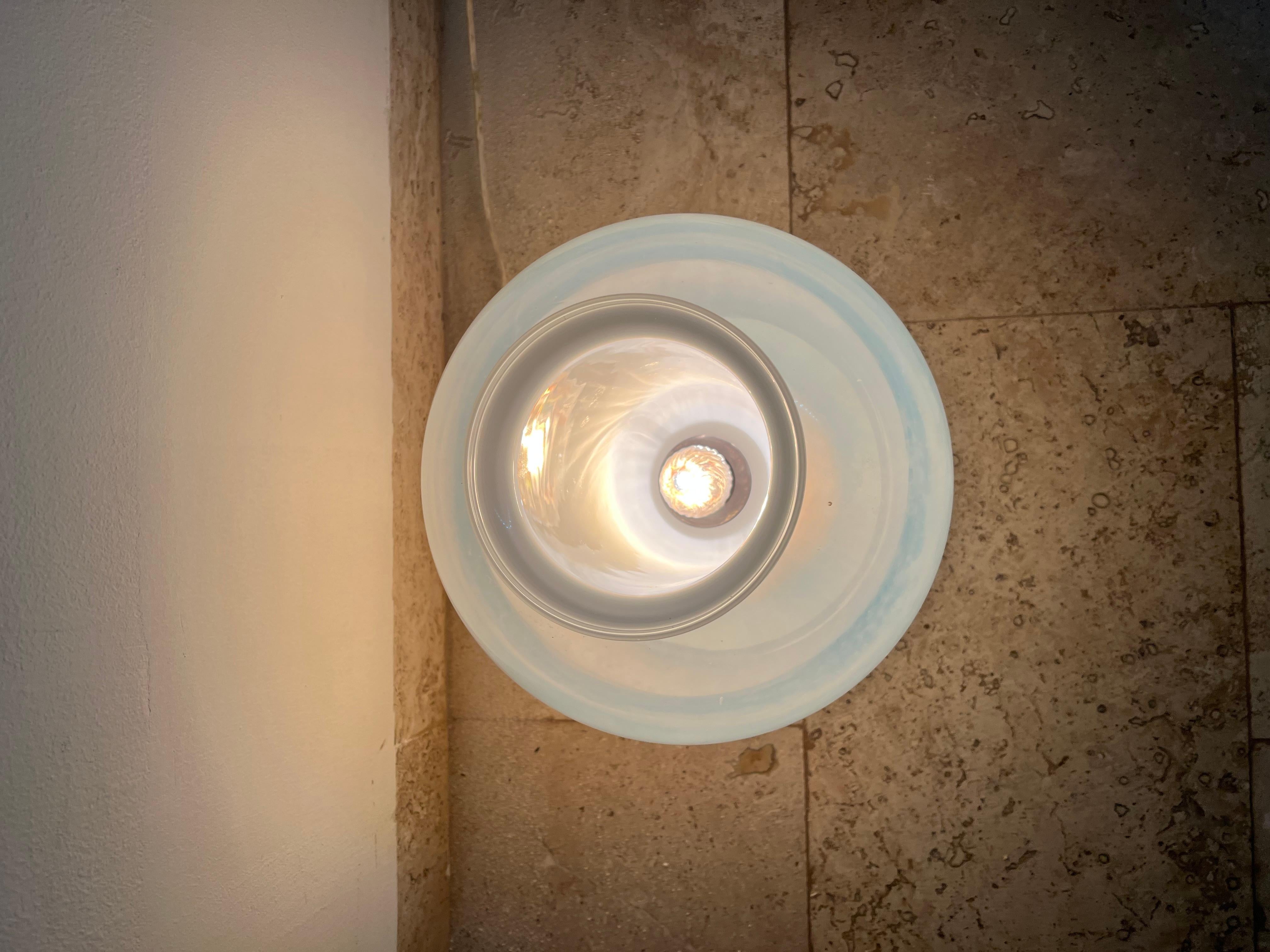Lampe de bureau moderne du milieu du siècle dernier en verre de Murano par Carlo Nason pour Mazzega en vente 5