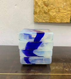 Lampe de bureau moderne du milieu du siècle dernier en verre de Murano par Carlo Nason pour Mazzega