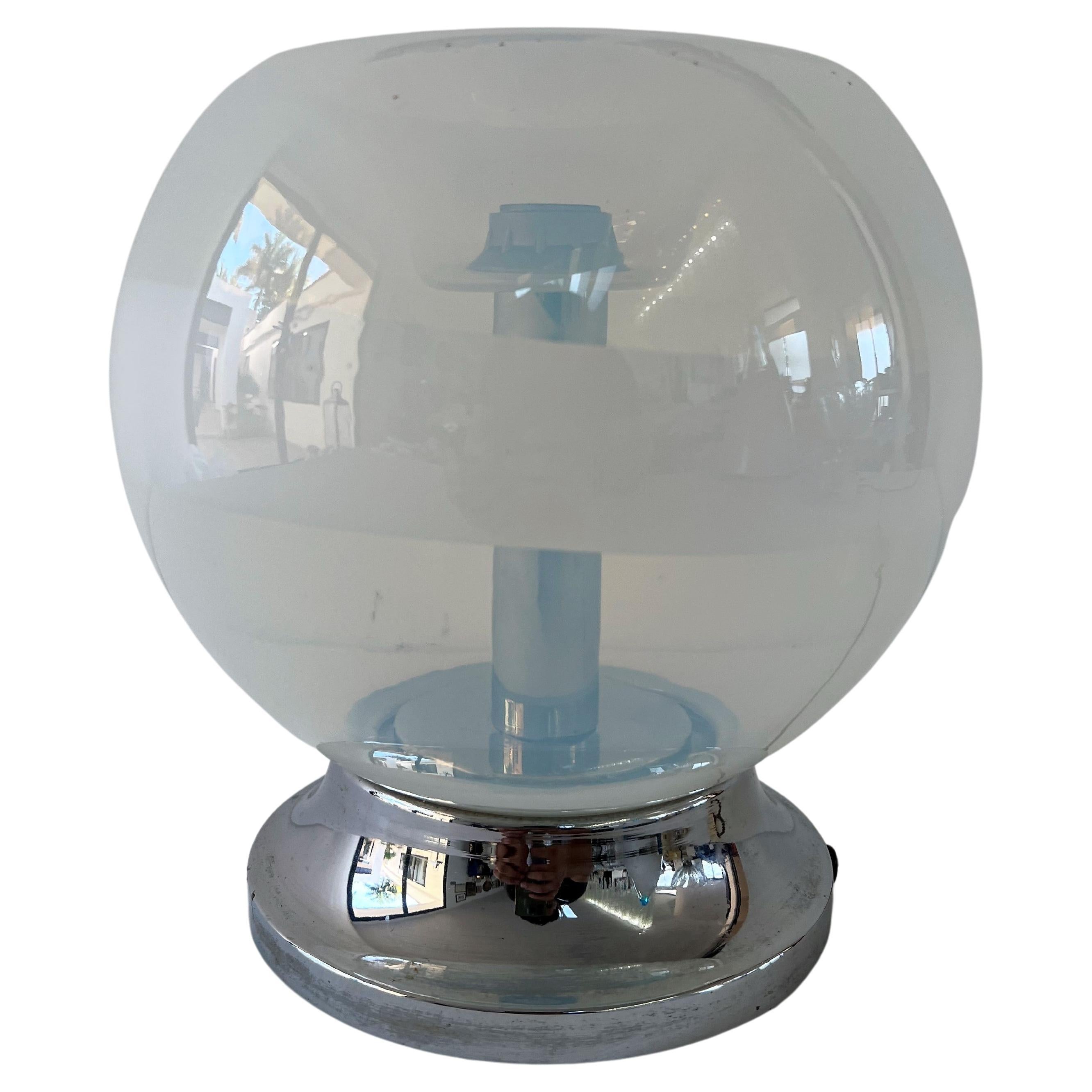 Lampe de bureau moderne du milieu du siècle dernier en verre de Murano par Carlo Nason pour Mazzega en vente