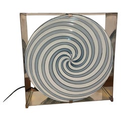Lampe de table moderne du milieu du siècle dernier par Carlo Nason pour Mazzega, Italie