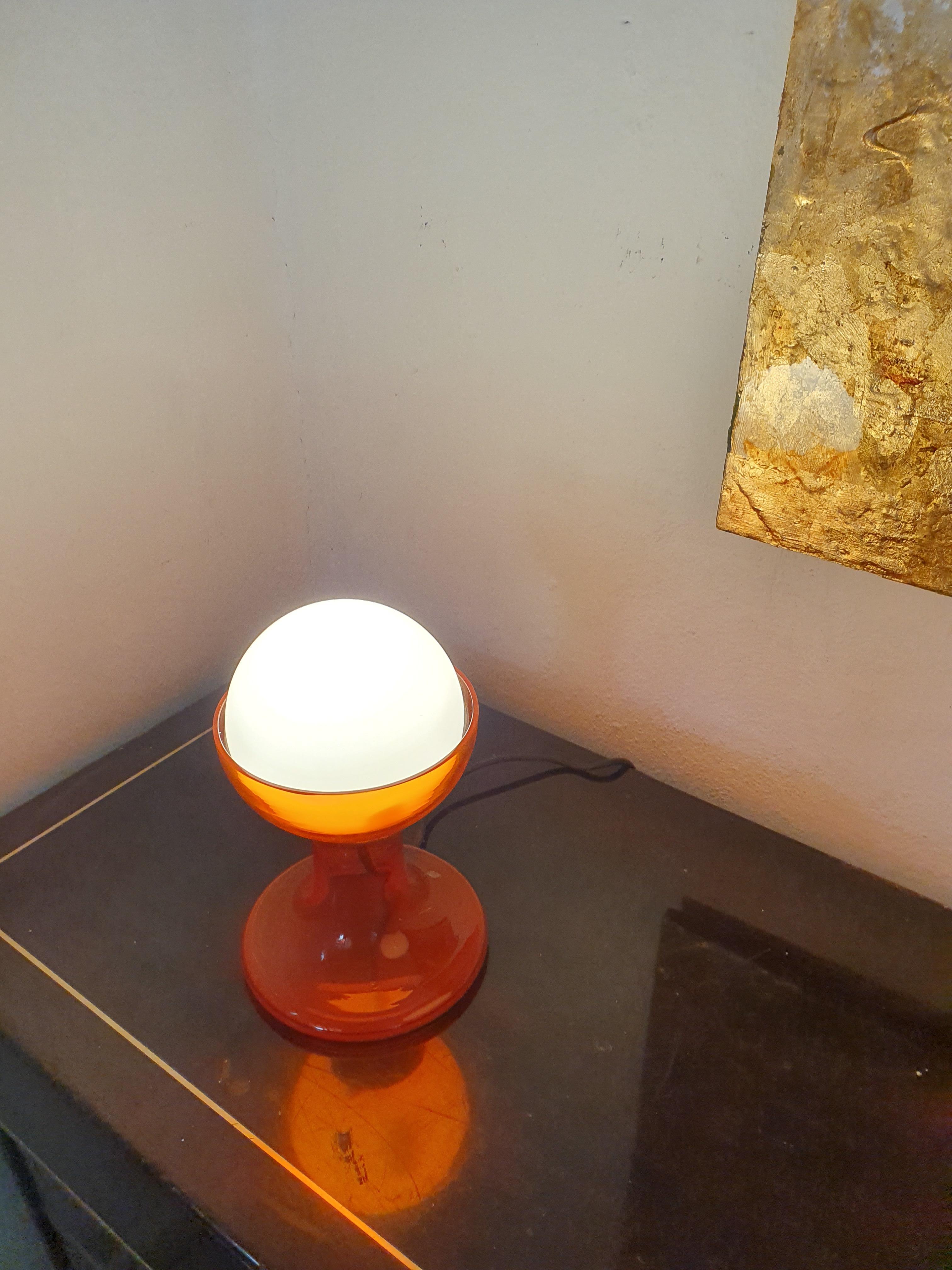 Mid-Century Modern LT216 Table Lamp by Carlo Nason for Mazzega, 1970 In Good Condition For Sale In Merida, Yucatan