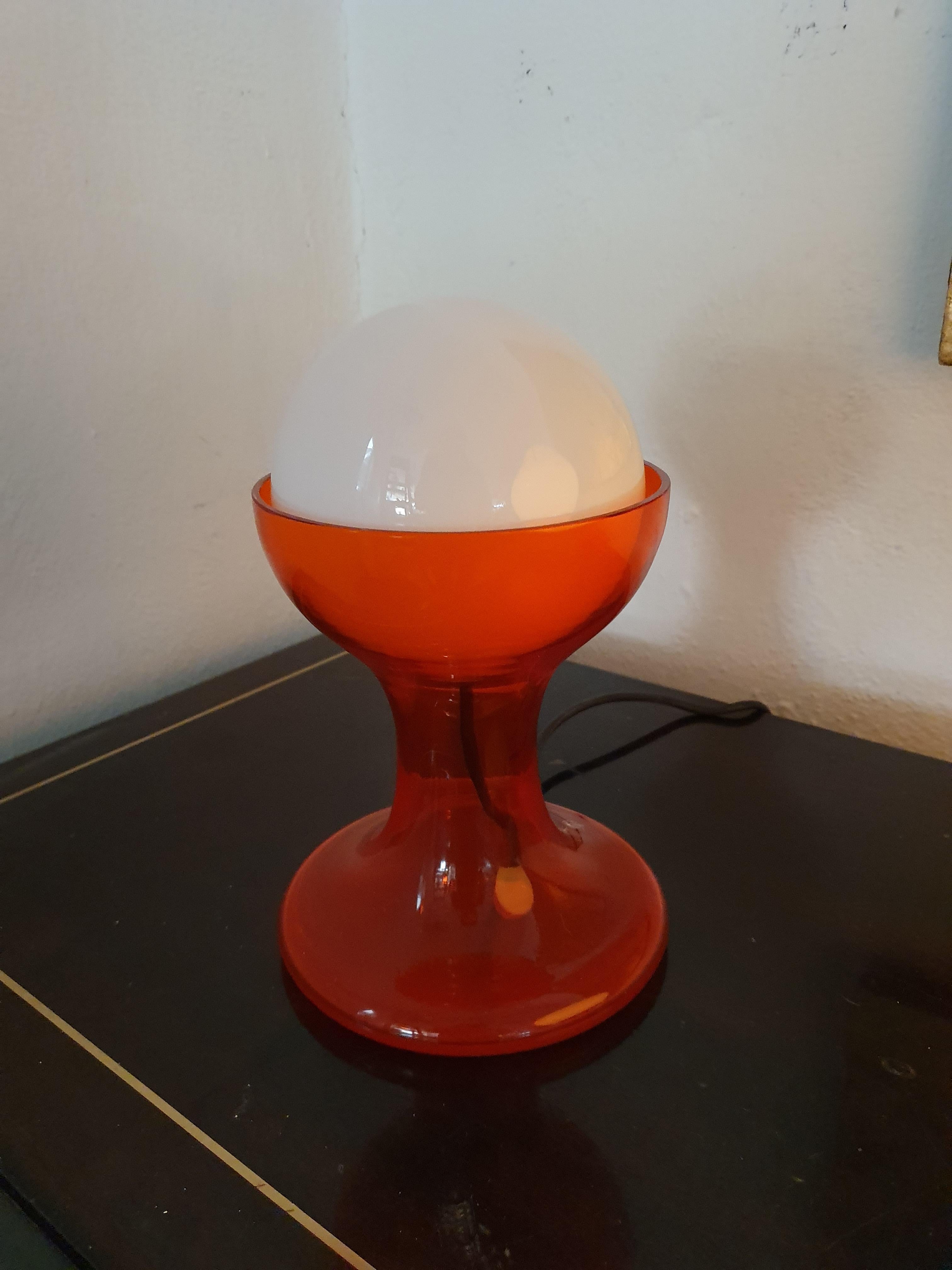 20th Century Mid-Century Modern LT216 Table Lamp by Carlo Nason for Mazzega, 1970 For Sale