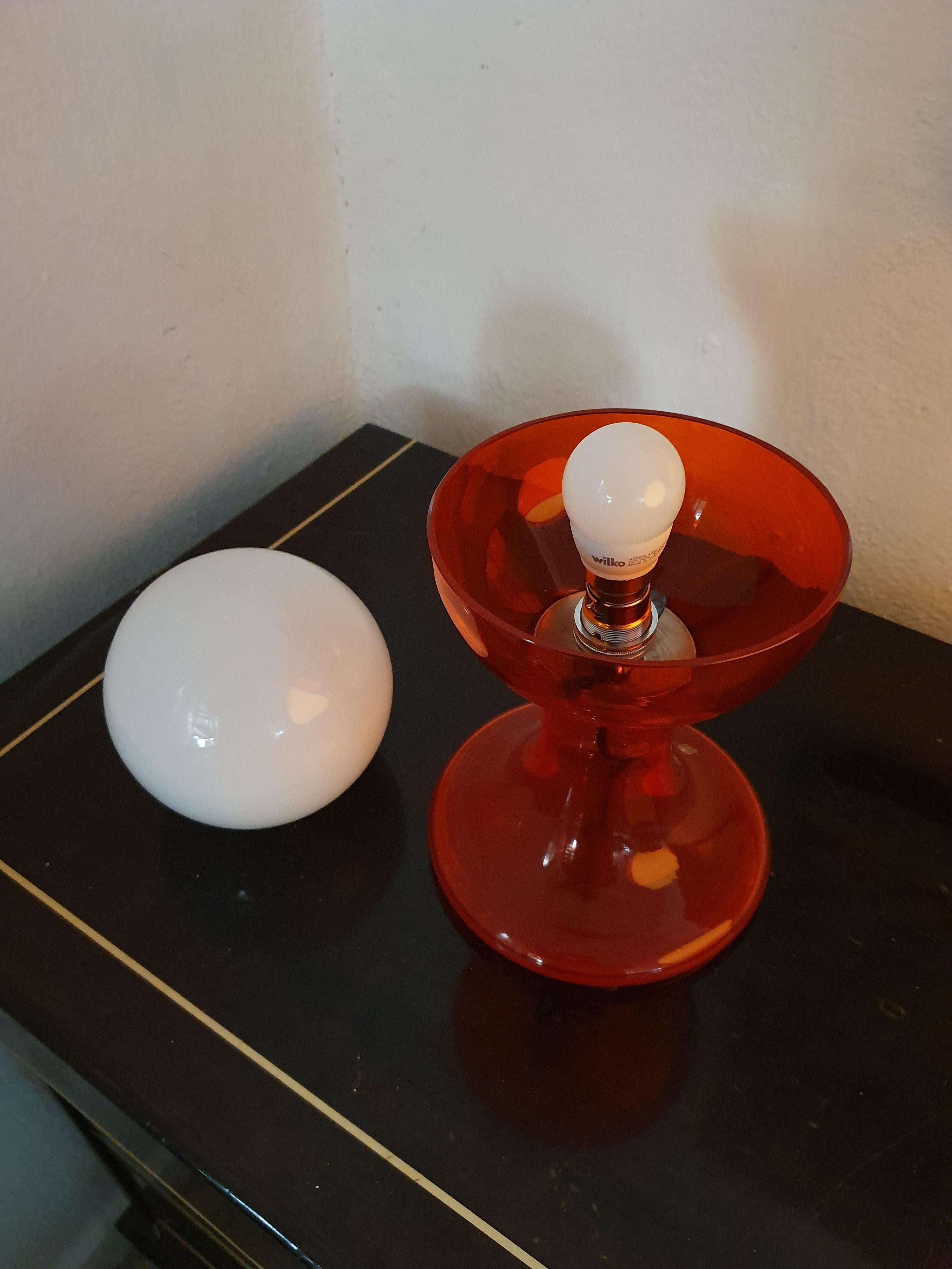 Lámpara de sobremesa moderna de mediados de siglo LT216 de Carlo Nason para Mazzega, 1970 en venta 2