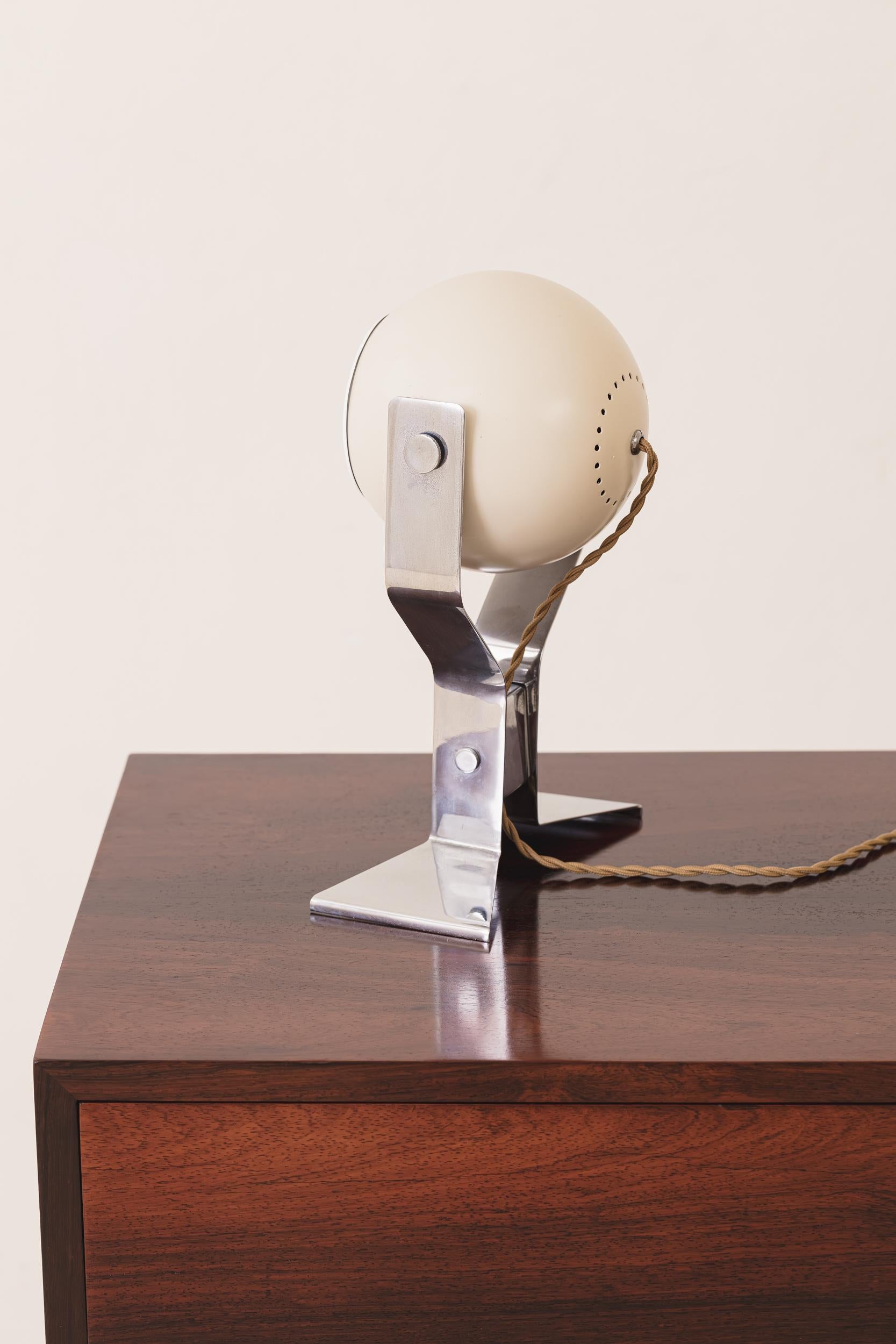 Lámpara de mesa moderna de mediados de siglo de Enrico Furio Dominici, años 70 Brasileño en venta