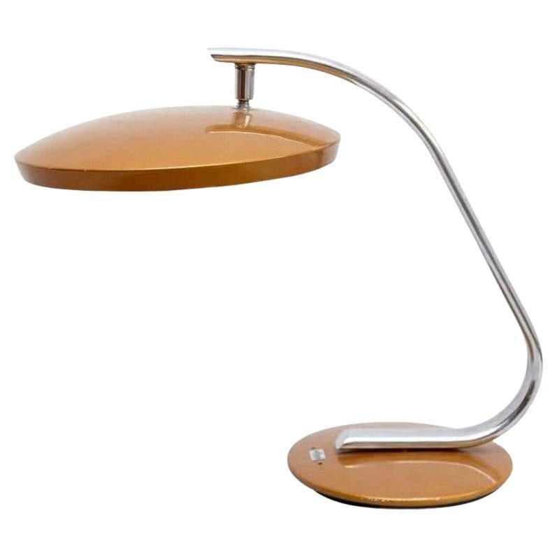 Mid-Century Modern Table Lamp by Fase, Lacquered Metal, Spain, 1960