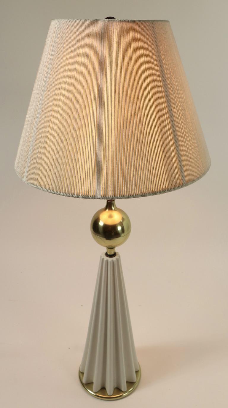 Mid-Century Modern Table Lamp by Gerald Thurston For Sale 7