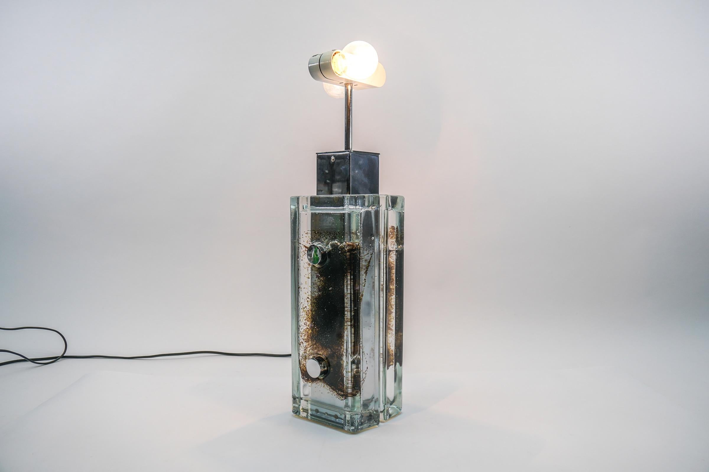 Mid-Century Modern Table Lamp by Helena Tynell for Glashütte Limburg, 1970er For Sale 4