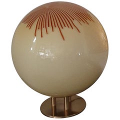 Moderne Mid-Century-Tischlampe von La Murrina aus Muranoglas, um 1970