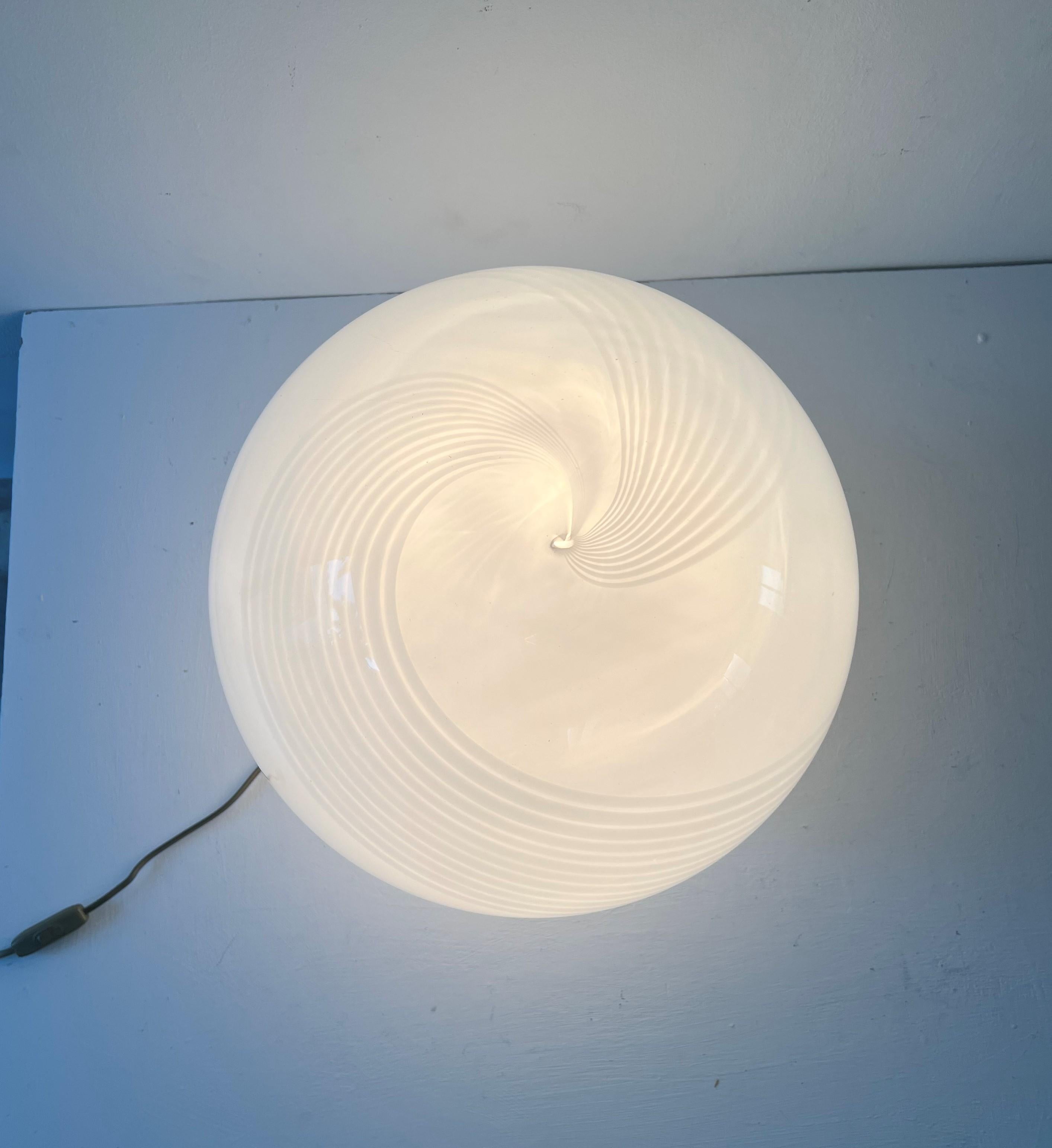 Mid-Century Modern Table Lamp by La Murrina in Murano Glass, circa 1970 For Sale 7