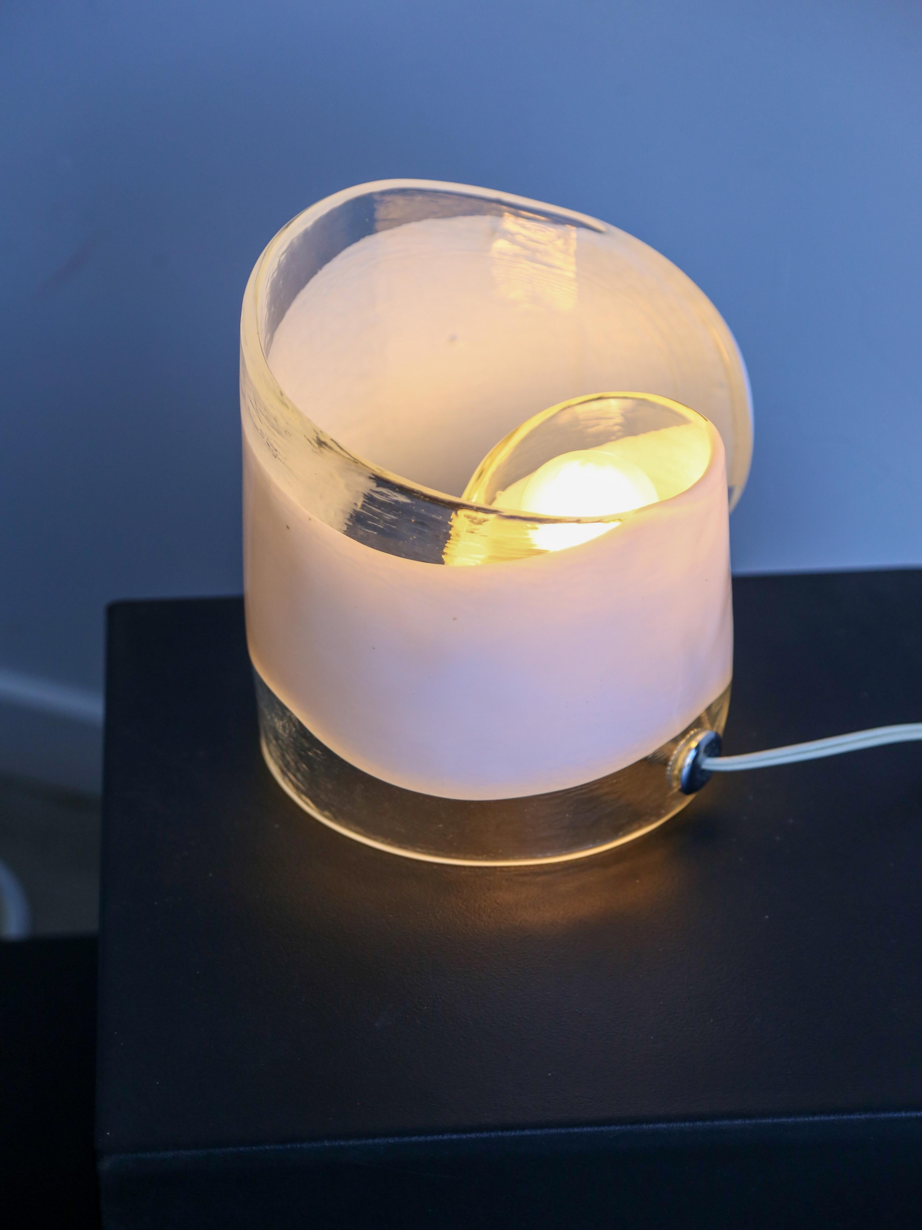 Fin du 20e siècle Lampe de table moderne du milieu du siècle dernier par La Murrina Vetreria en vente