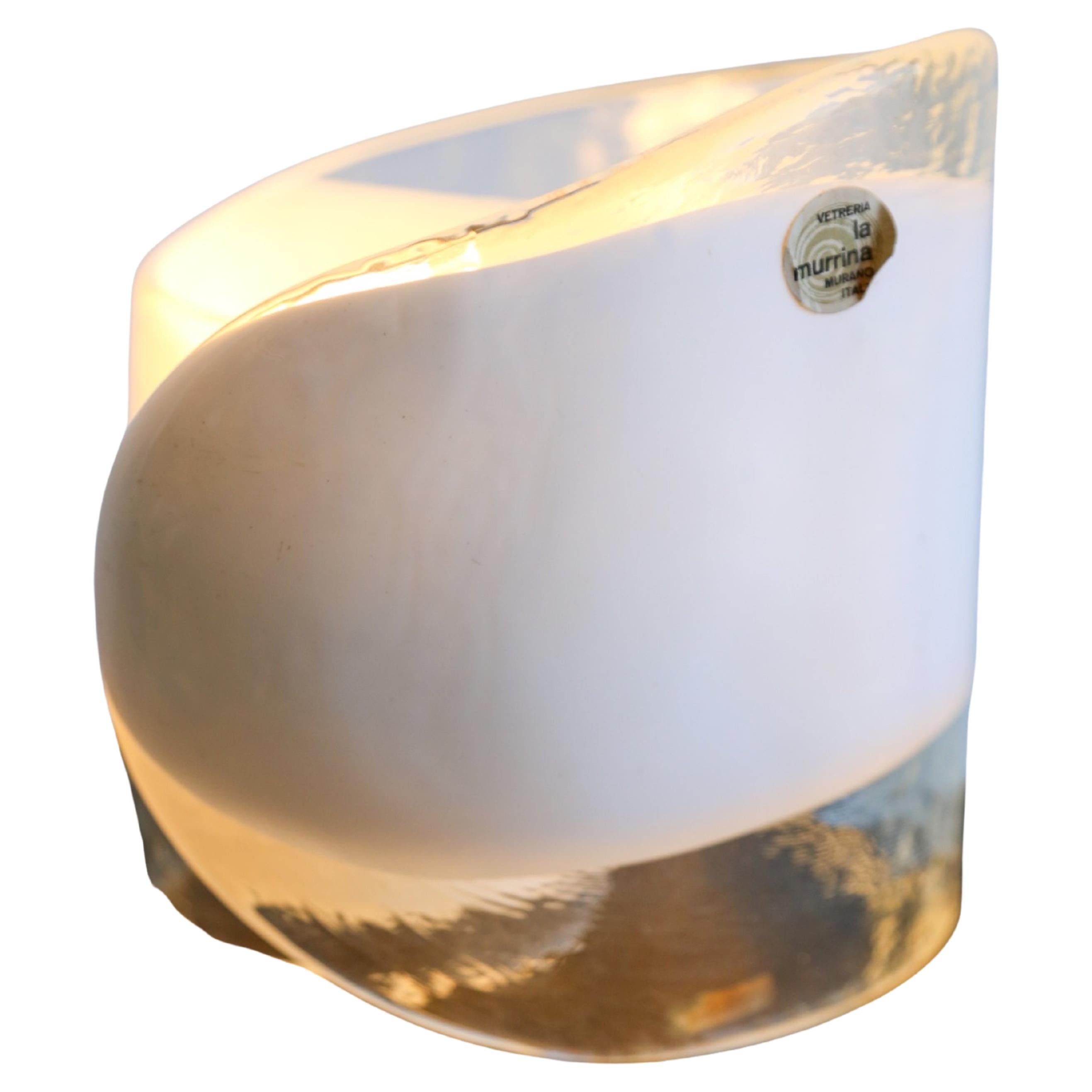 Mid Century Modern Table Lamp by La Murrina Vetreria For Sale