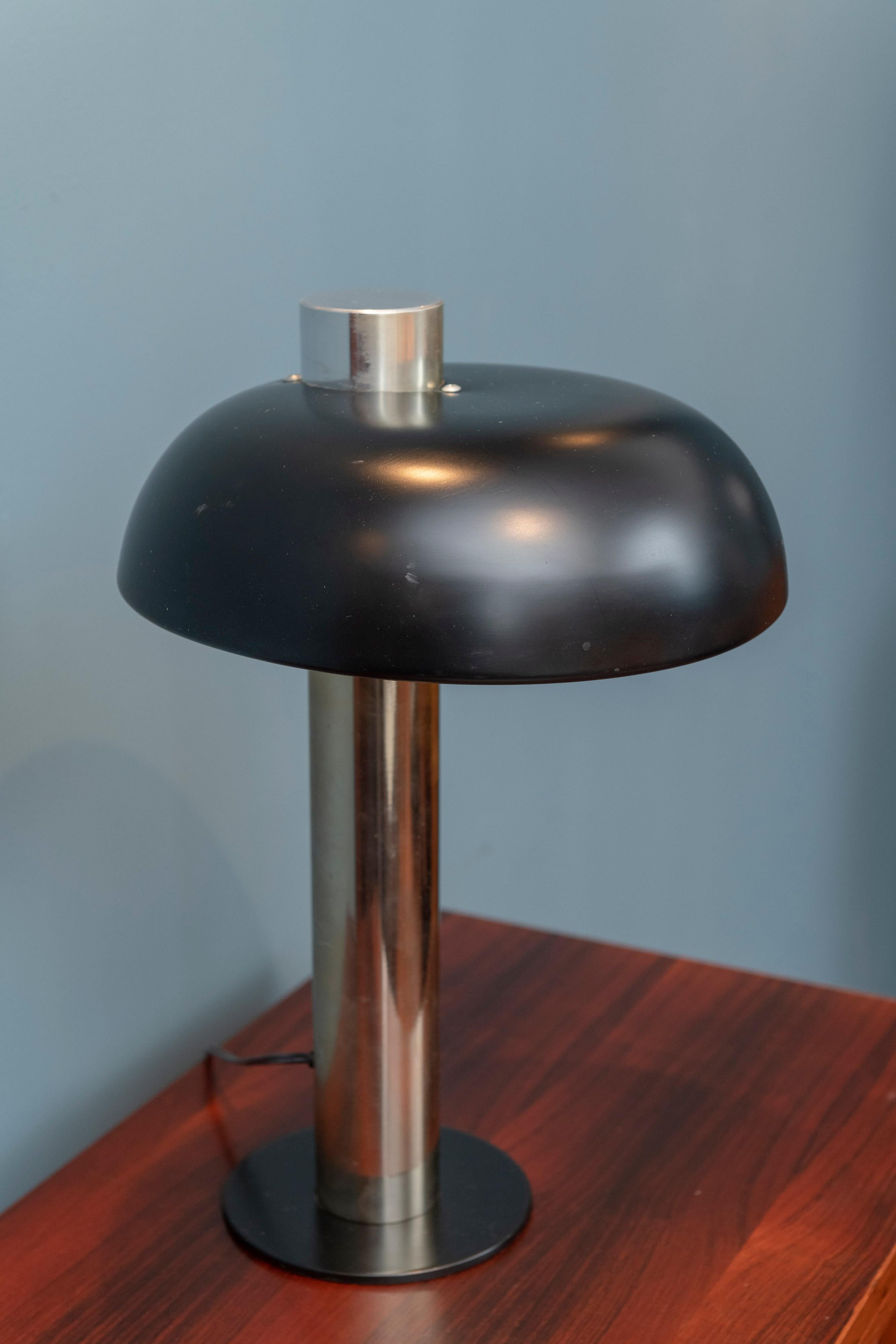 Chrome Mid-Century Modern Table Lamp by Laurel