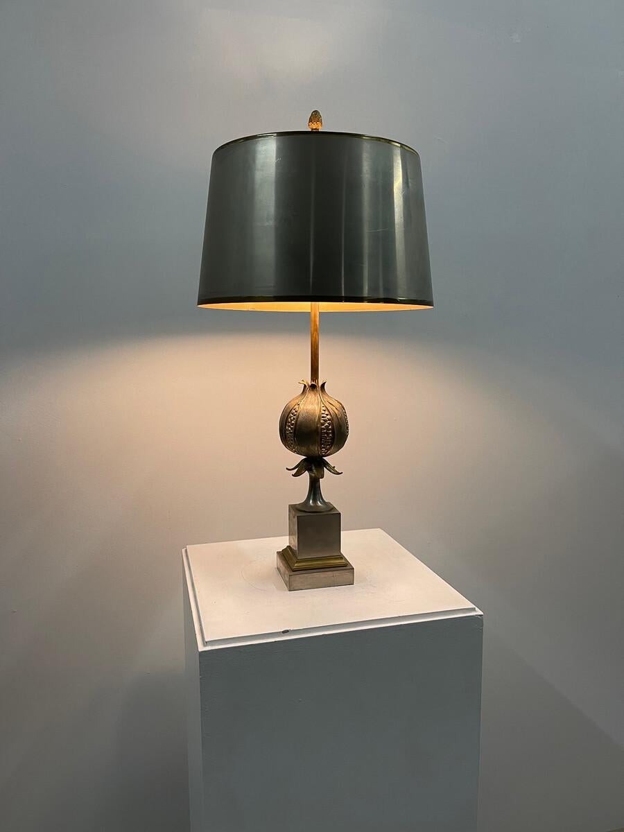 Mid-Century Modern Table Lamp by Maison Charles, France, 1970s For Sale 2