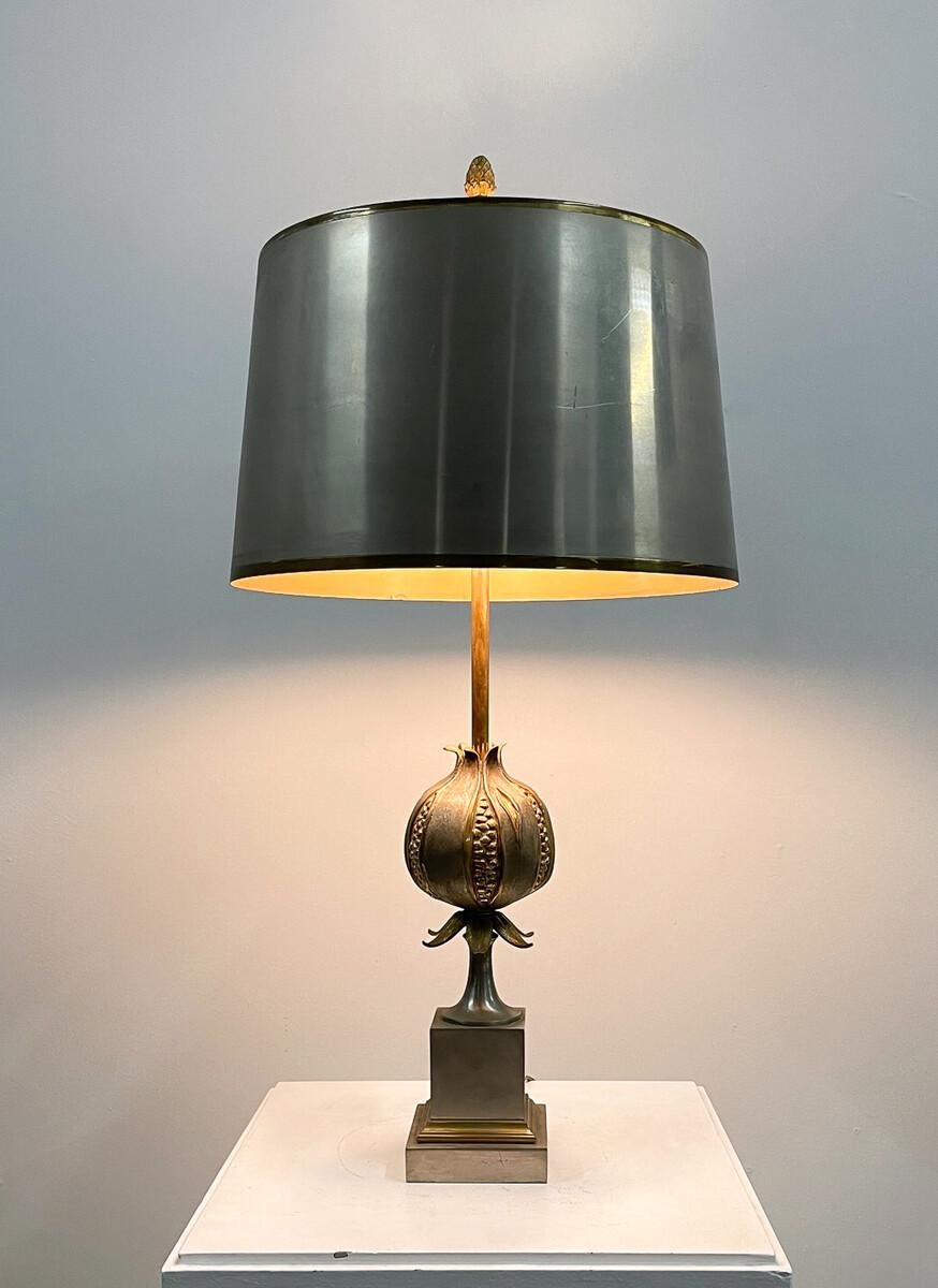 Mid-Century Modern Table Lamp by Maison Charles, France, 1970s For Sale 3