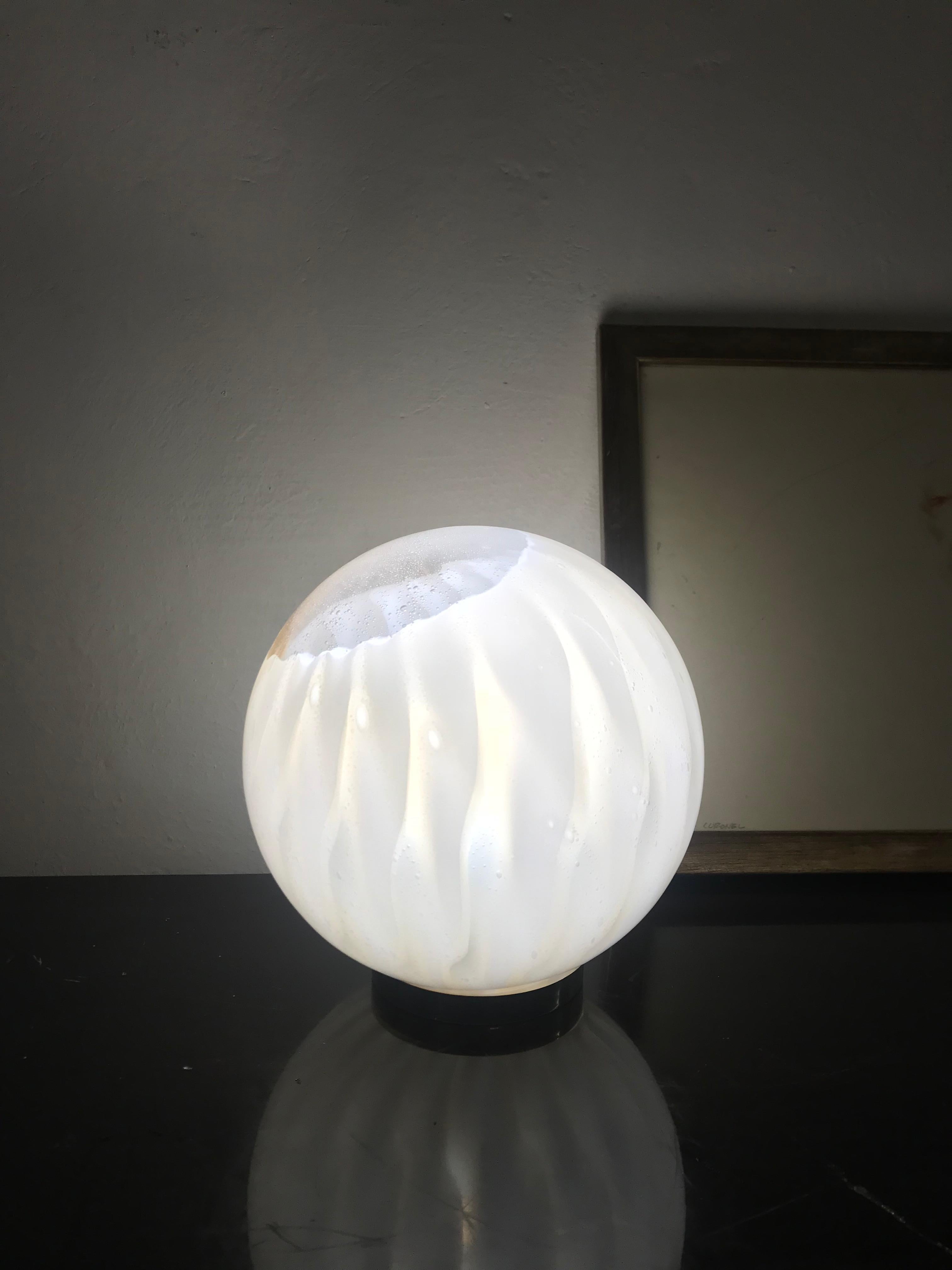 Mid-20th Century Mid-Century Modern Table Lamp by Mazzega in Murano Glass, circa 1960
