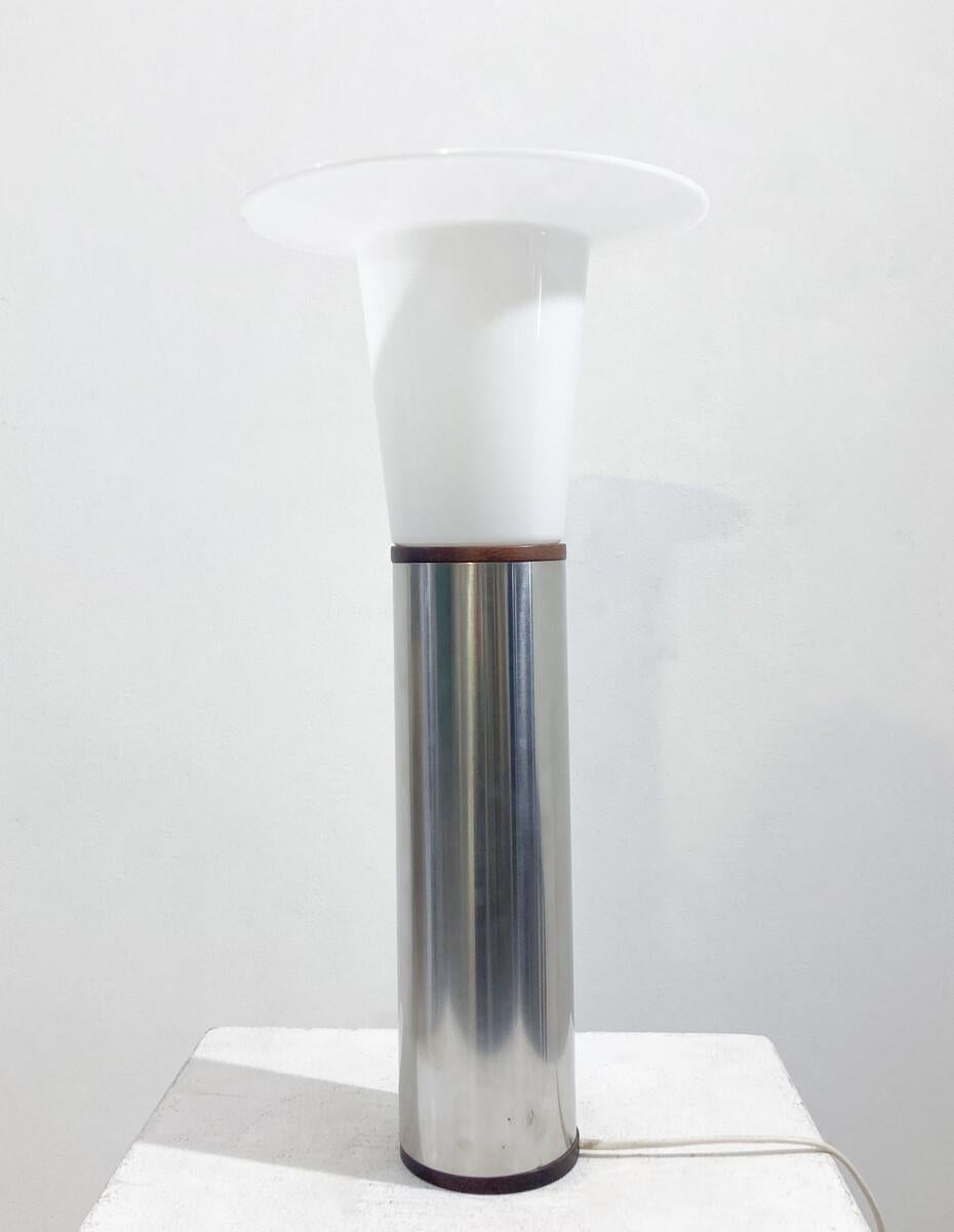 Chrome Lampe de table The Modernity par Uno & Östen Kristiansson pour Luxus, Suède en vente