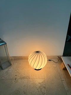 Mid-Century Modern Table Lamp by Venini Art, Murano Glass, Italy, Ca. 1960
