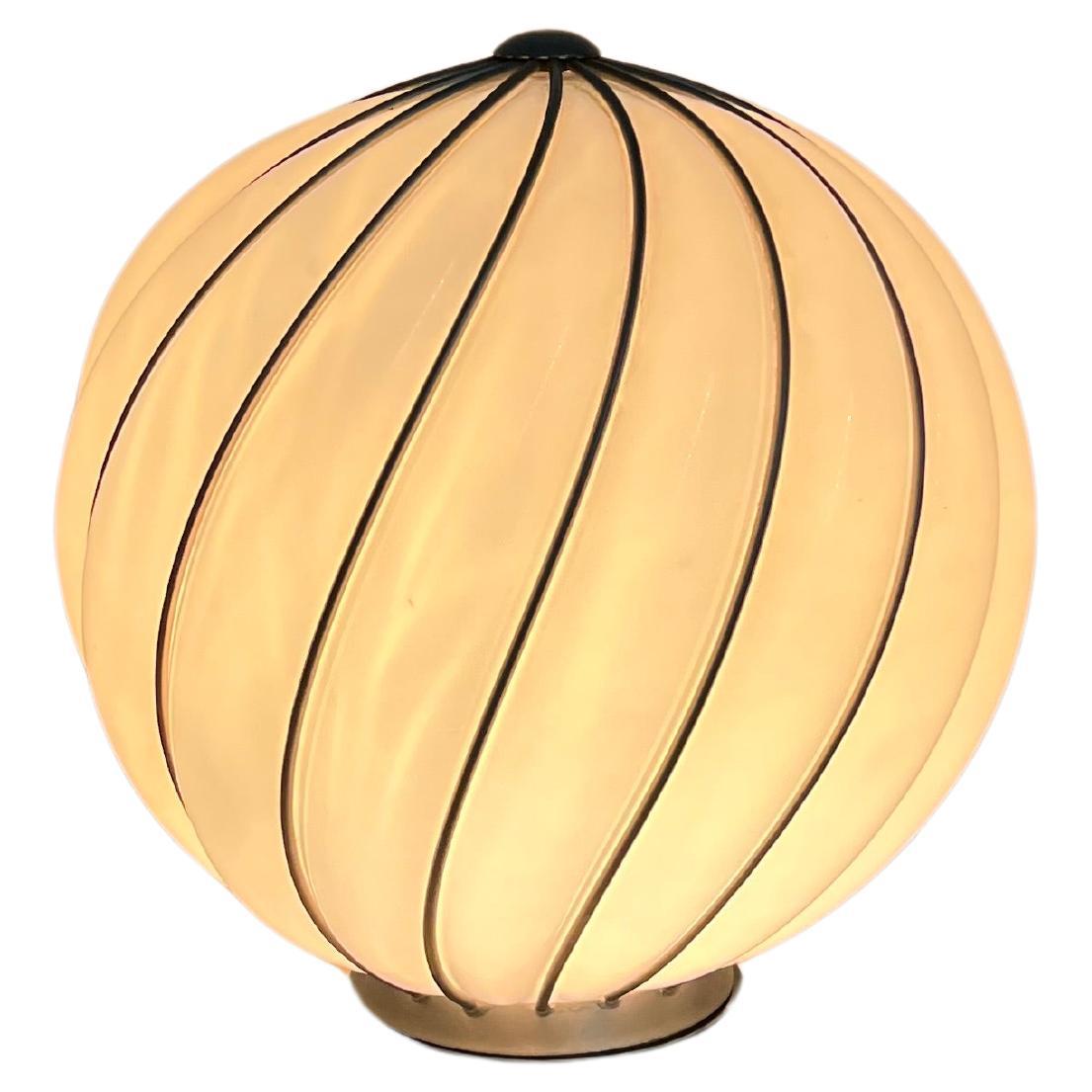 Lampada da tavolo moderna di Venini Art, vetro di Murano, Italia, ca. 1960 in vendita