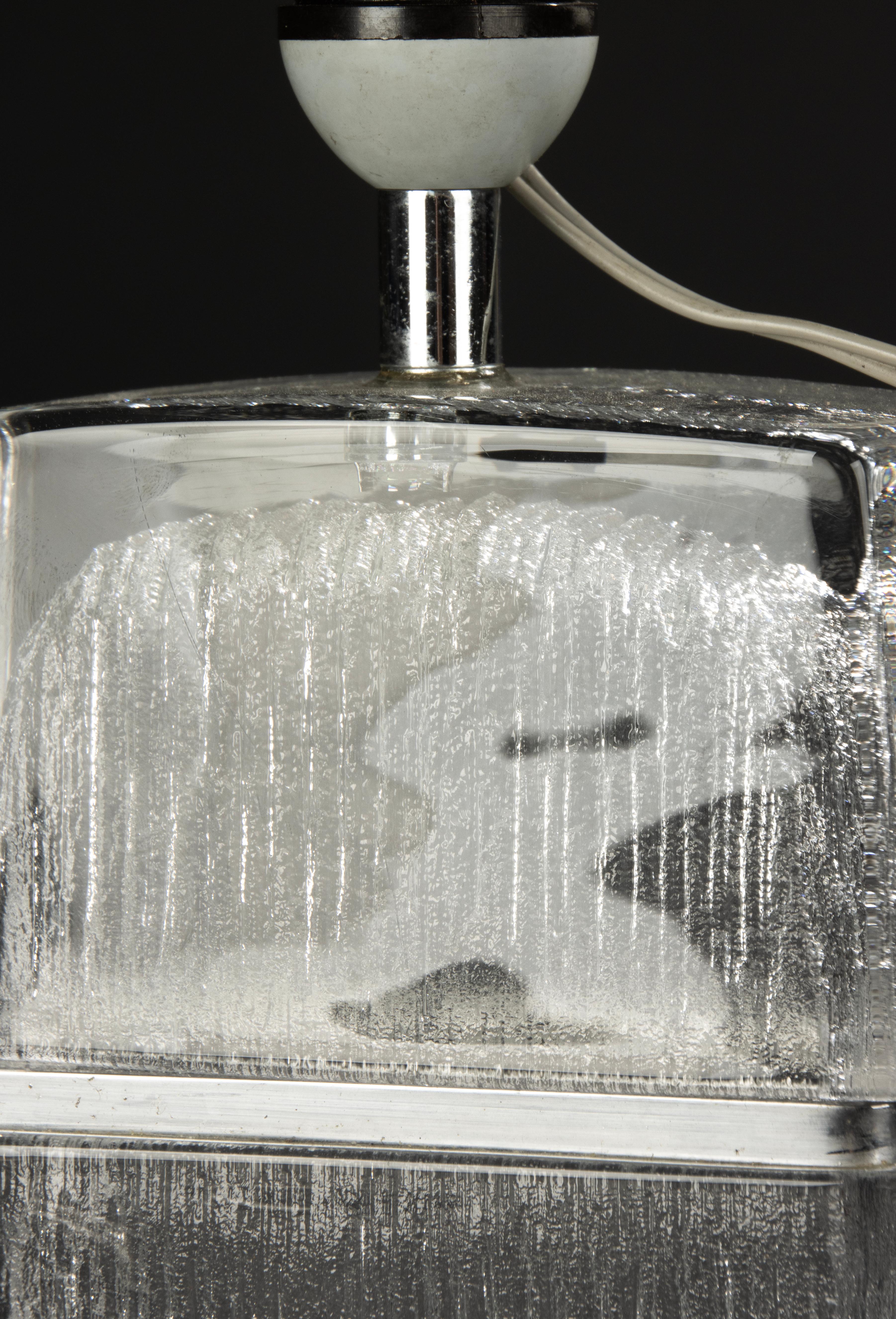 Mid Century Modern Table Lamp - Daum - Crystal For Sale 8