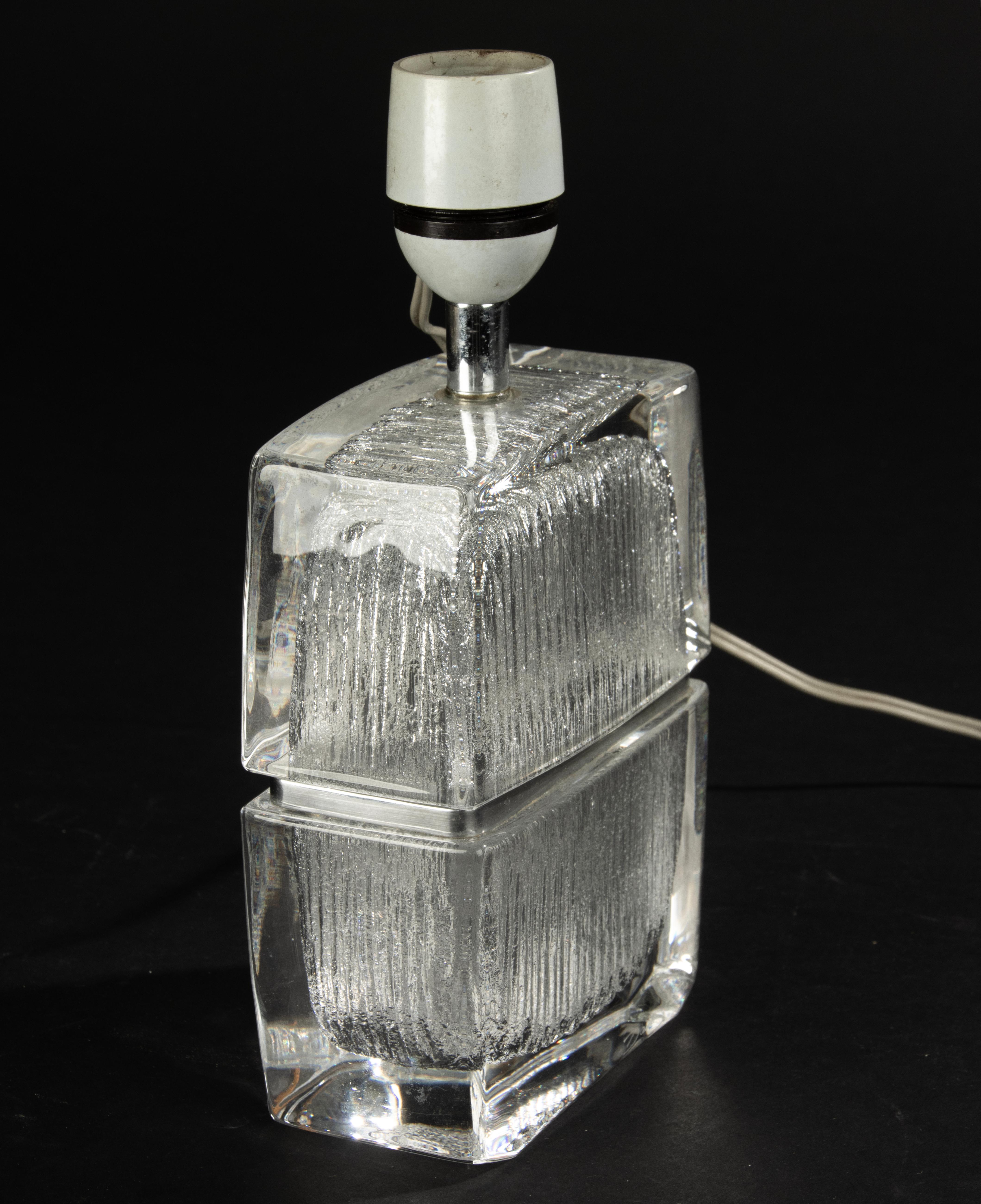 Mid Century Modern Table Lamp - Daum - Crystal For Sale 9