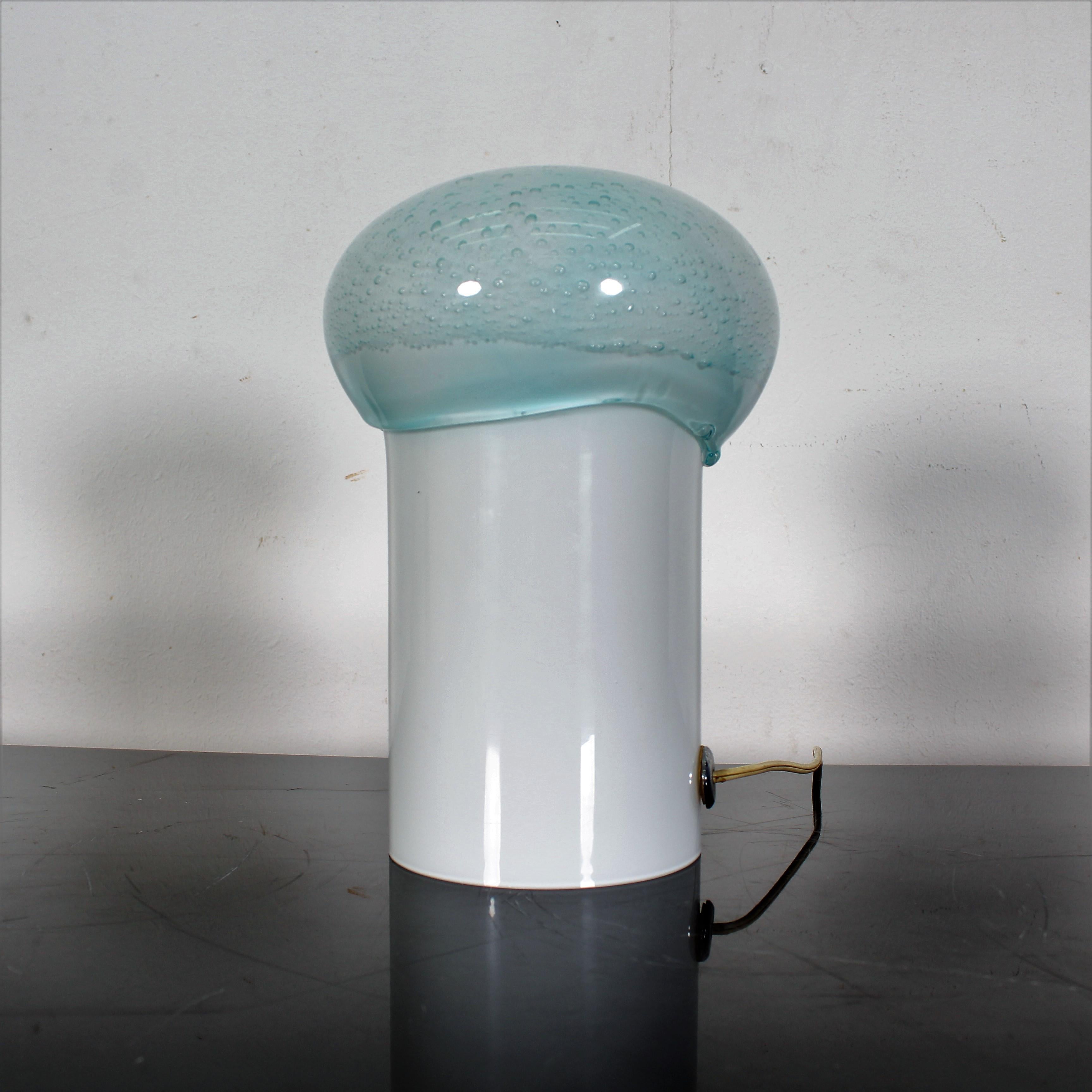 Mid-20th Century Mid-Century Modern Table Lamp Designed by Carlo Nason for Mazzega, Murano Glass
