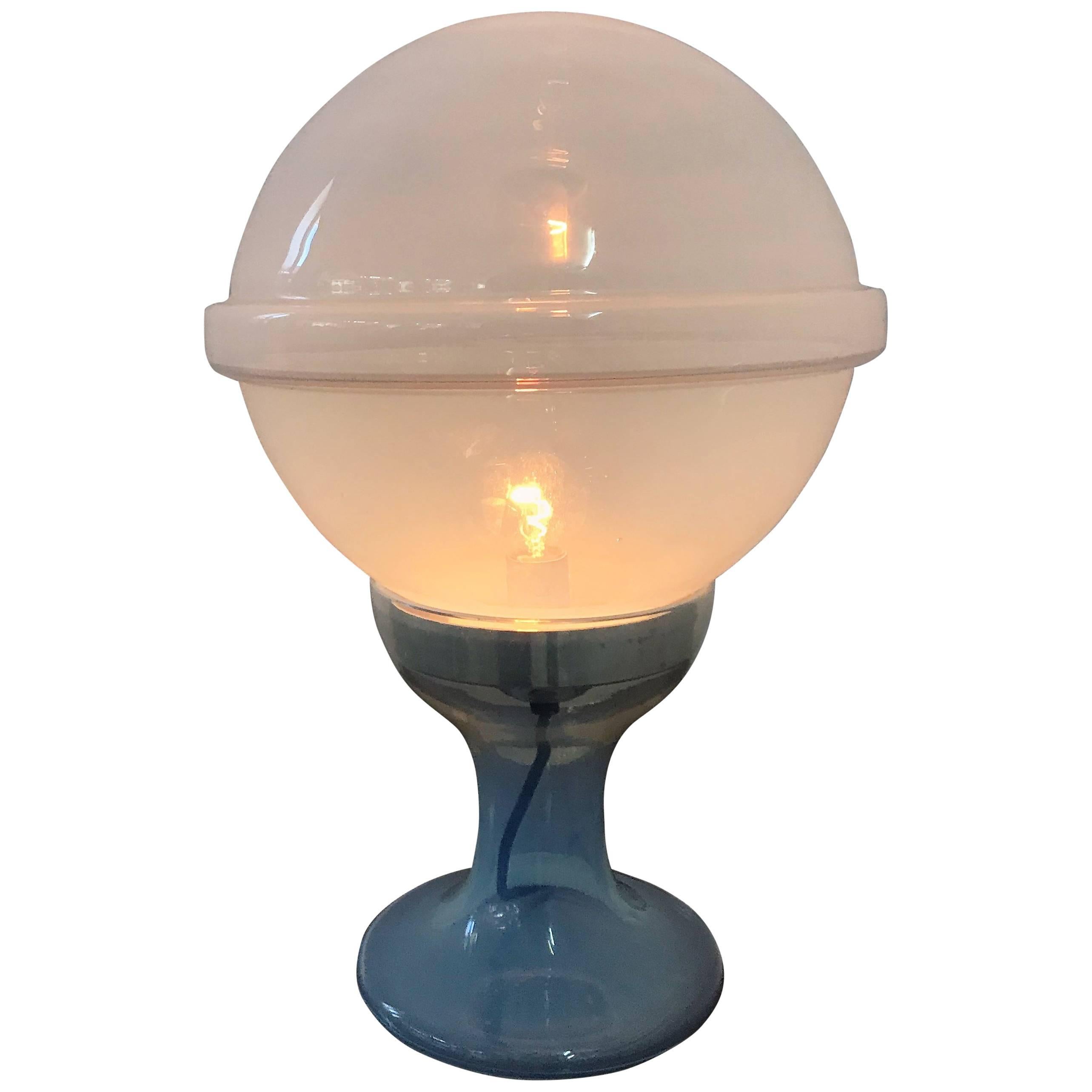 Lampe de bureau moderne du milieu du siècle dernier conçue par Carlo Nason pour Mazzega, en verre de Murano en vente