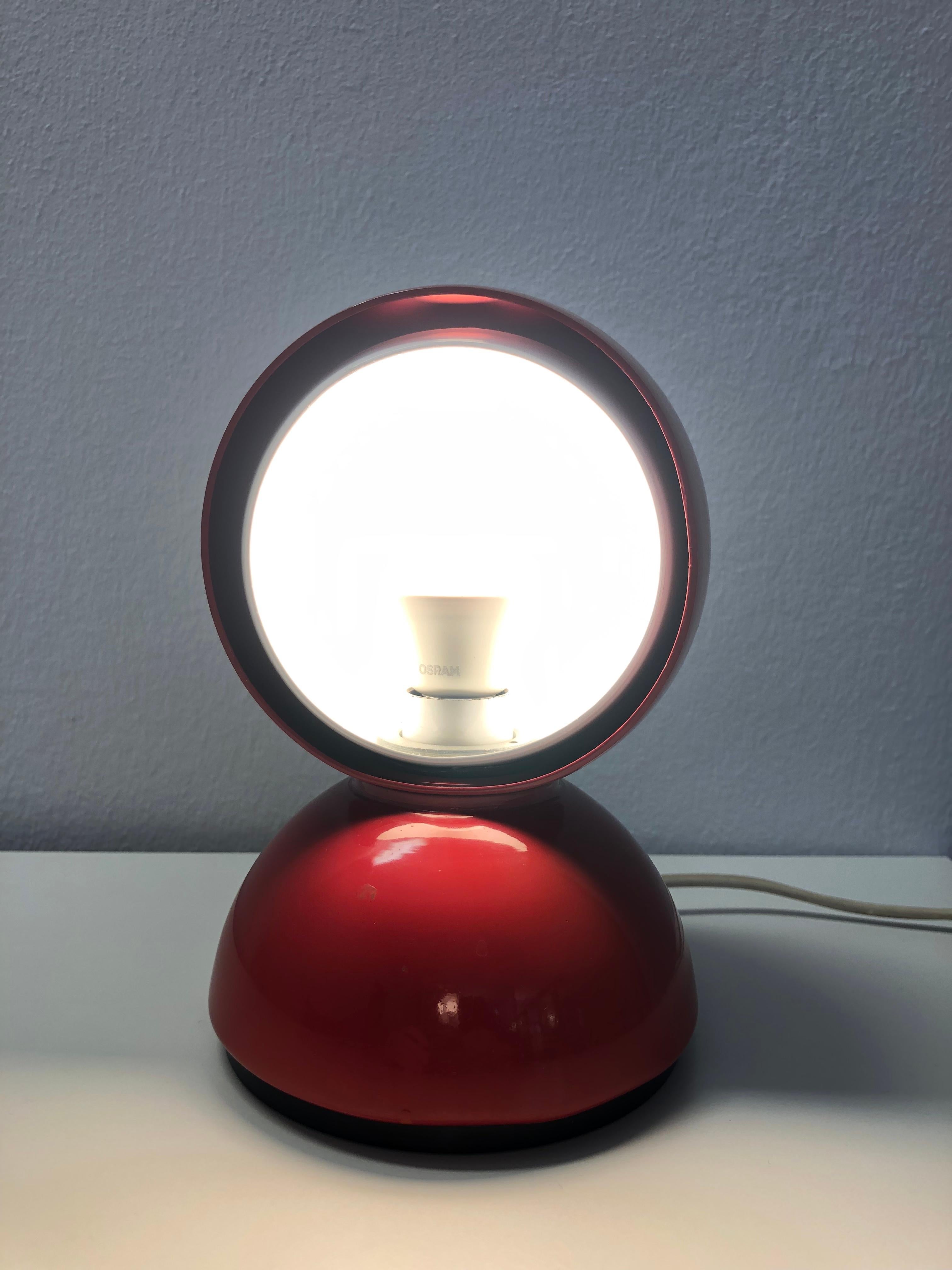 Mid-Century Modern Table Lamp Eclisse by Vico Magistretti for Artemide, 1960s 4