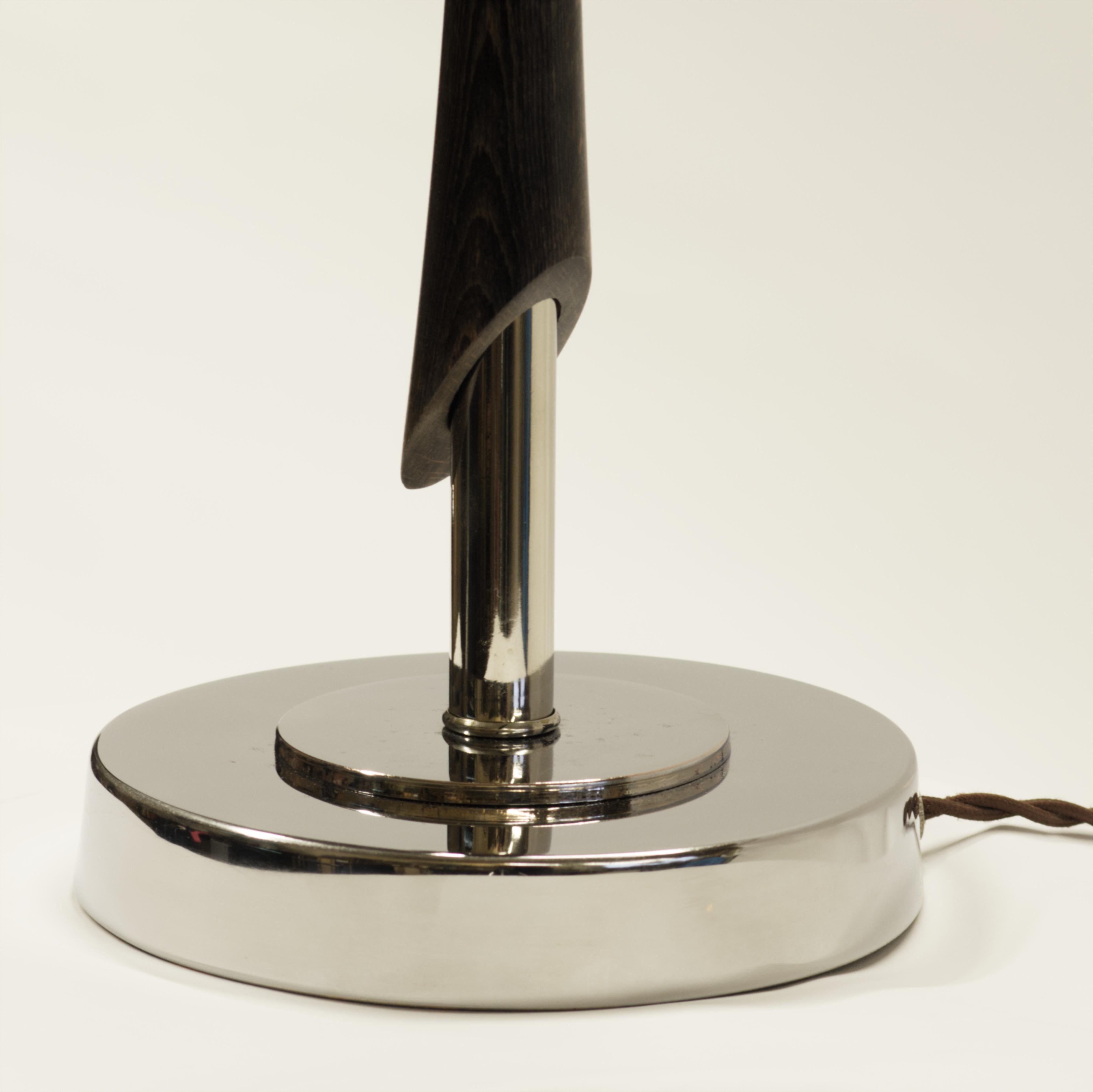 Spun Mid-Century Modern Table Lamp For Sale