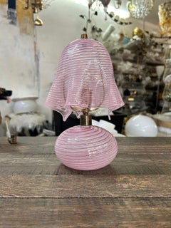 Mid-Century Modern Table Lamp in Murano Glass, ca. 1940, Attr. to Seguso