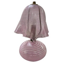 Mid-Century Modern Table Lamp in Murano Glass, ca. 1940, Attr. to Seguso