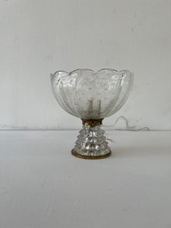 Mid-Century Modern Table Lamp in Murano Glass Itso Barovier, Italy circa 1950