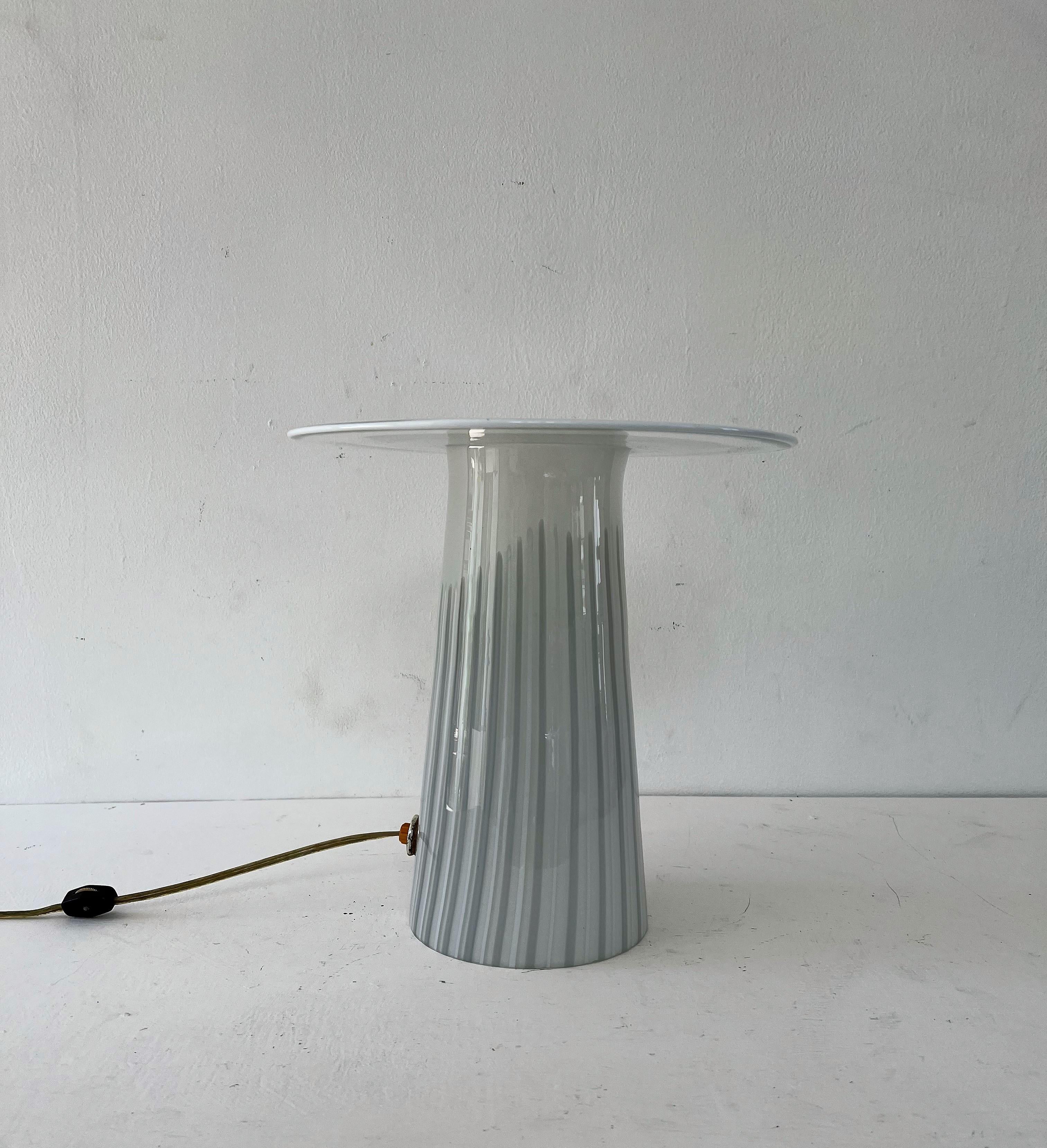 Mid-Century Modern Table Lamp in the Manner of Lino Tagliapietra, Murano 1970s For Sale 3