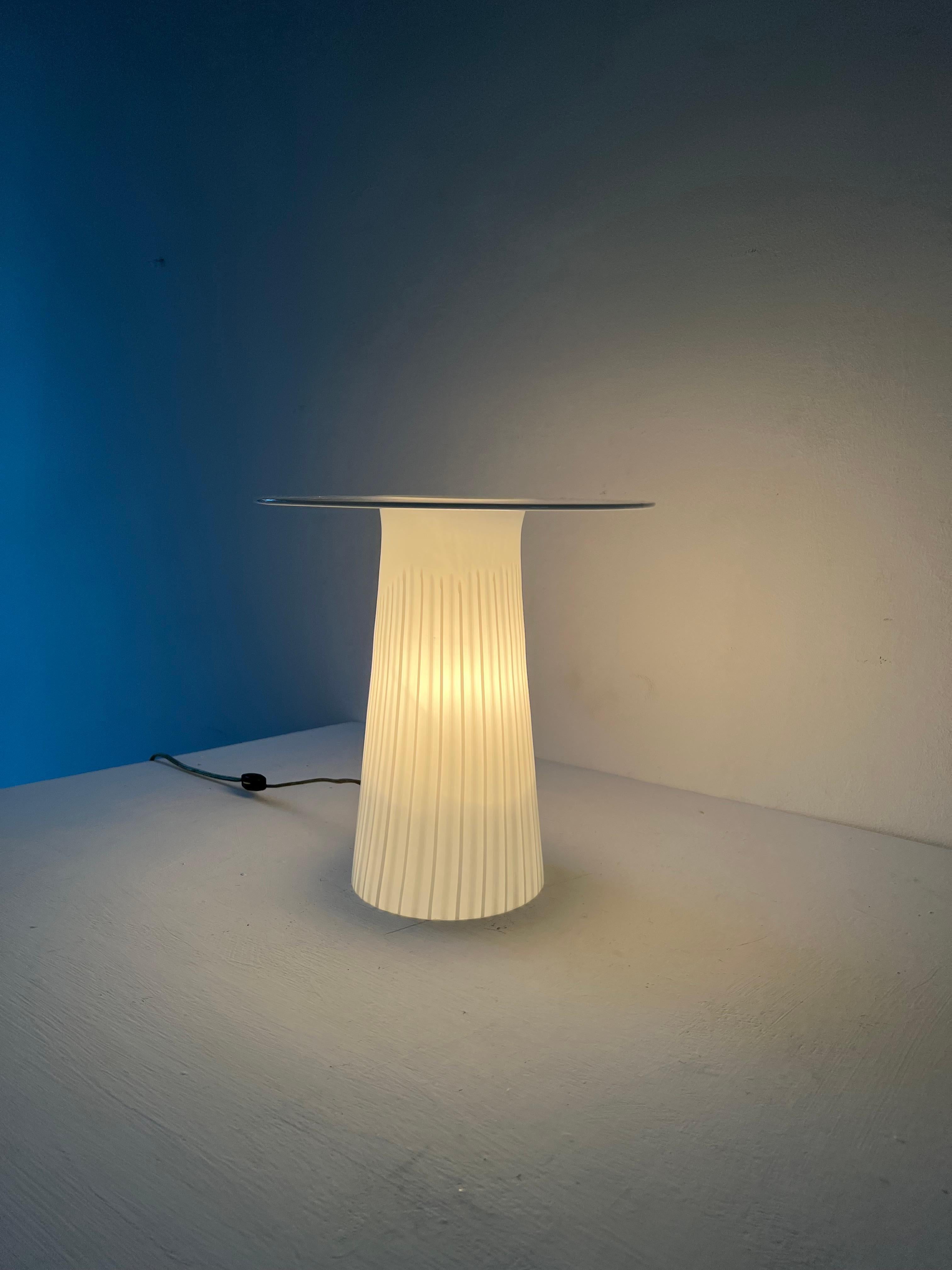 Mid-Century Modern Table Lamp in the Manner of Lino Tagliapietra, Murano 1970s For Sale 4