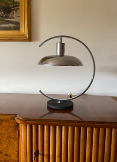 Mid-century modern table lamp, in the manner of Mariano Fortuny Italy, 1970