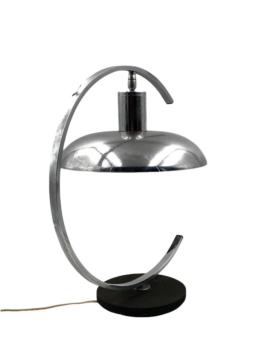Late 20th Century Mid-century modern Table lamp, in the manner of Mariano Fortuny Italy, 1970 in vendita