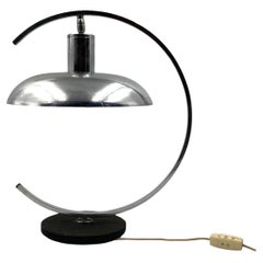 Vintage Mid-century modern table lamp, in the manner of Mariano Fortuny Italy, 1970