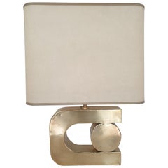 Mid-Century Modern Table Lamp in the Manner of Pierre Cardin